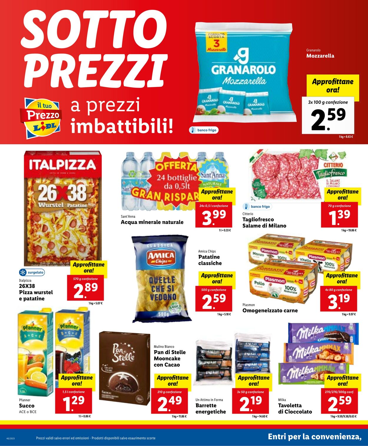 Volantino Lidl 02.10.2023 - 08.10.2023