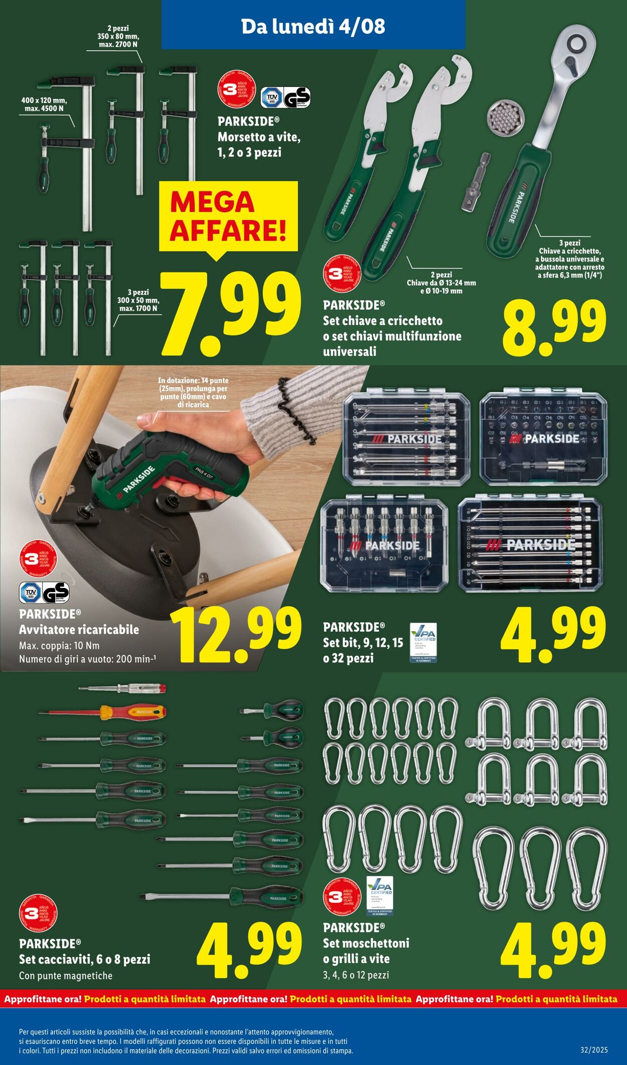 Volantino Lidl 04.08.2025 - 10.08.2025