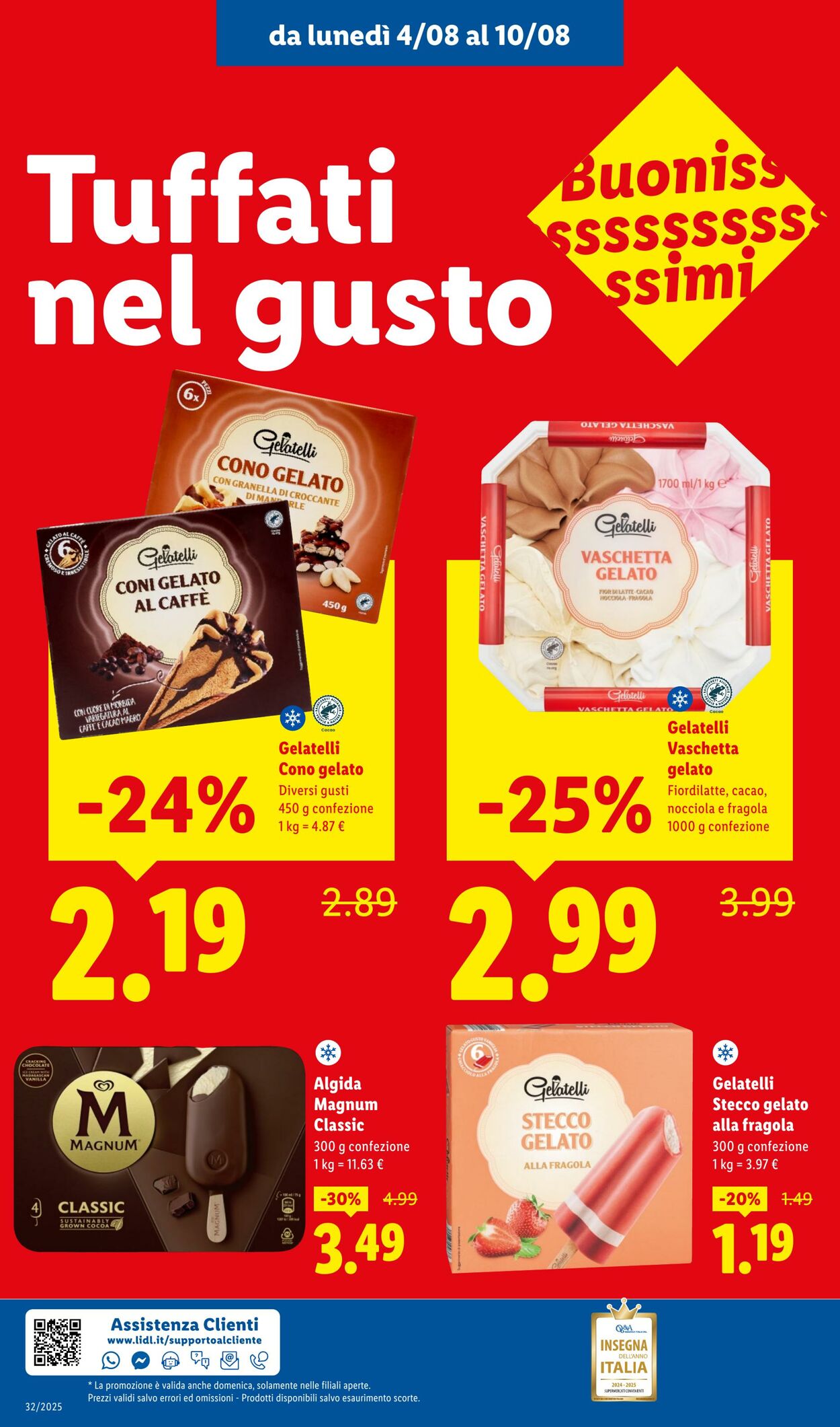 Volantino Lidl 04.08.2025 - 10.08.2025