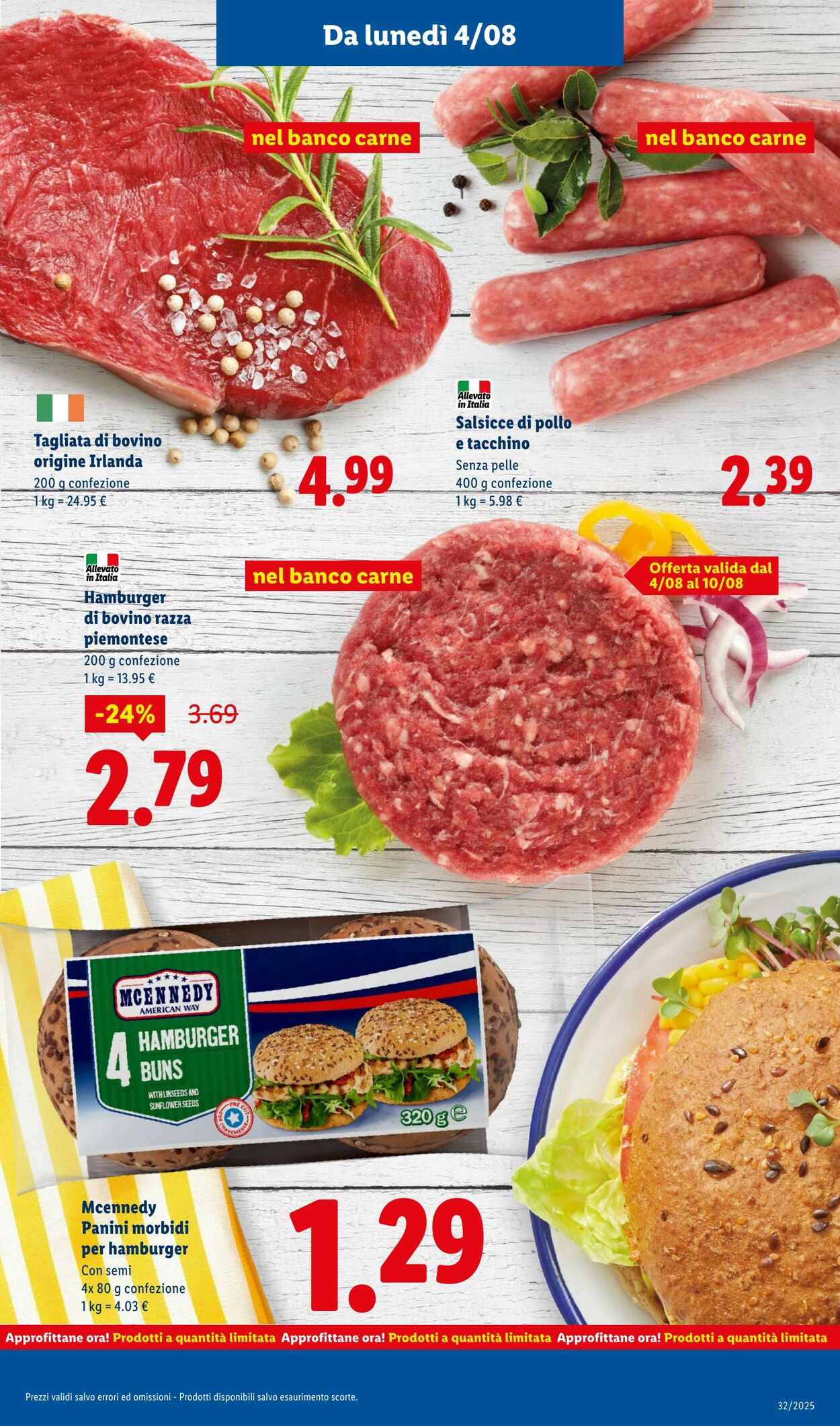 Volantino Lidl 04.08.2025 - 10.08.2025