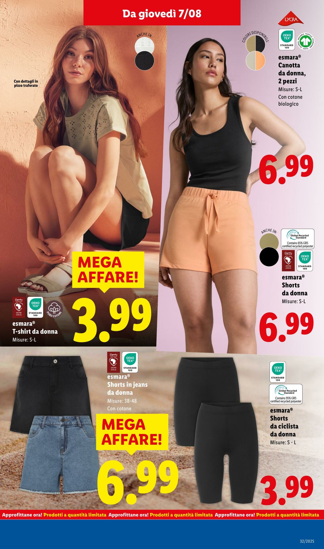 Volantino Lidl 04.08.2025 - 10.08.2025