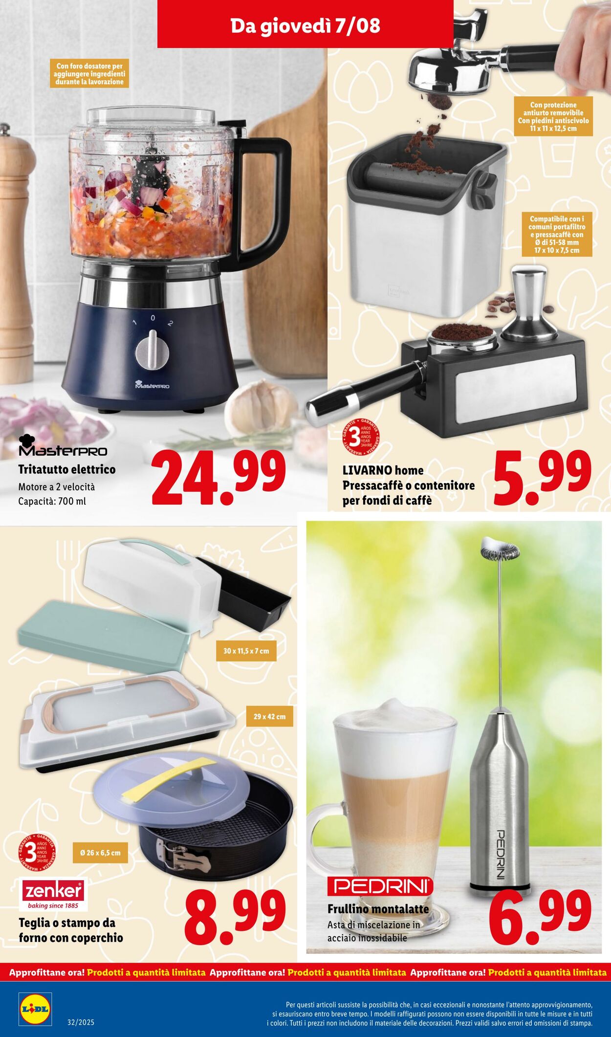 Volantino Lidl 04.08.2025 - 10.08.2025
