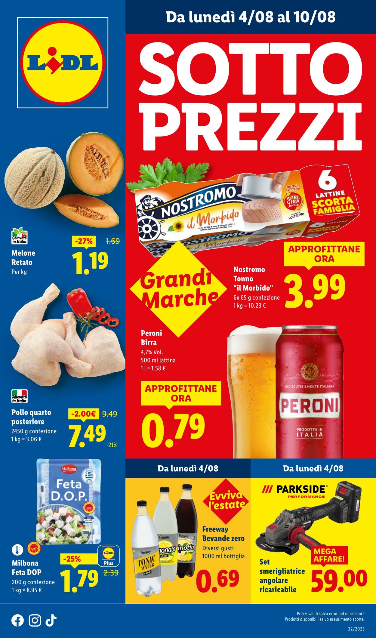 Volantino Lidl 04.08.2025 - 10.08.2025
