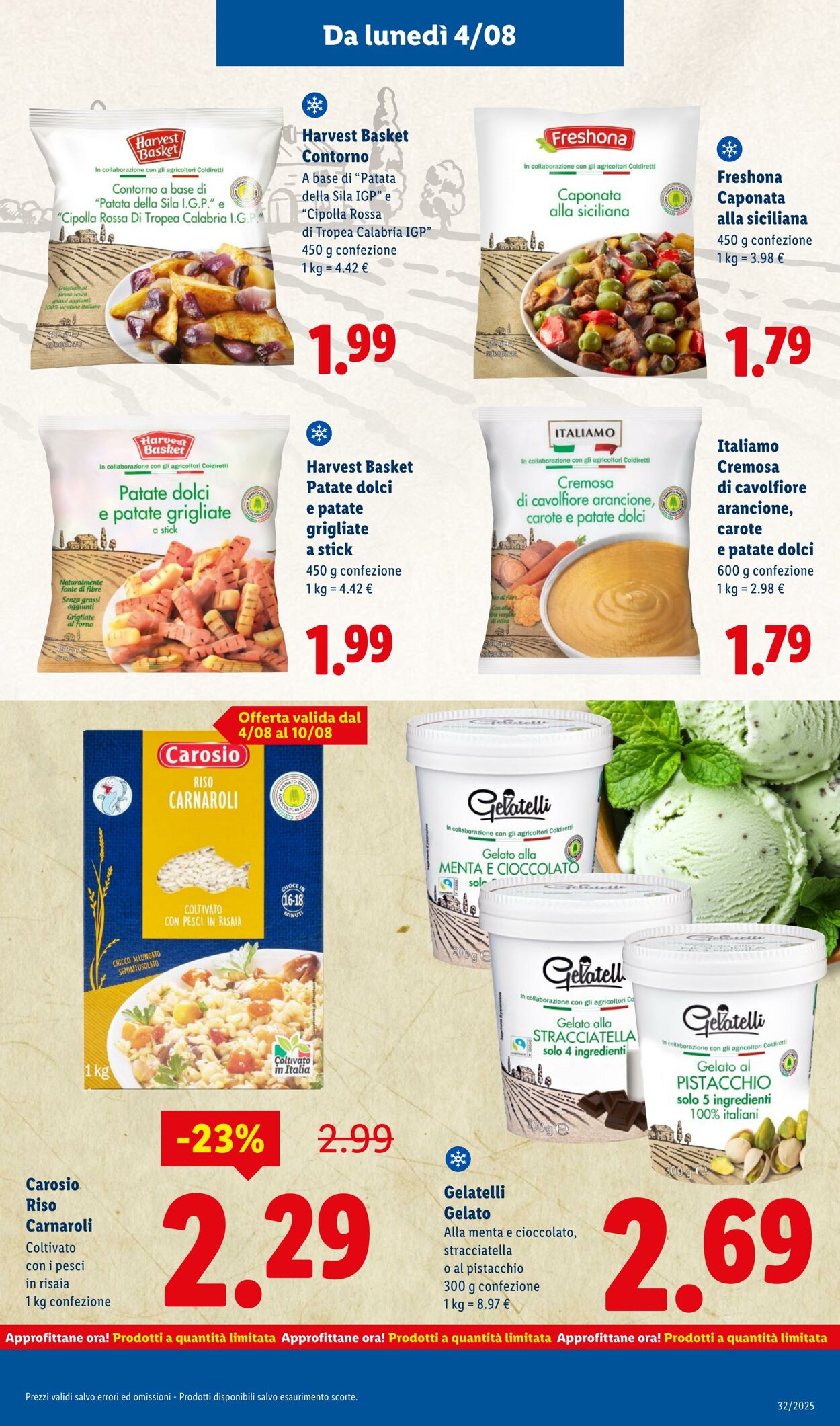 Volantino Lidl 04.08.2025 - 10.08.2025