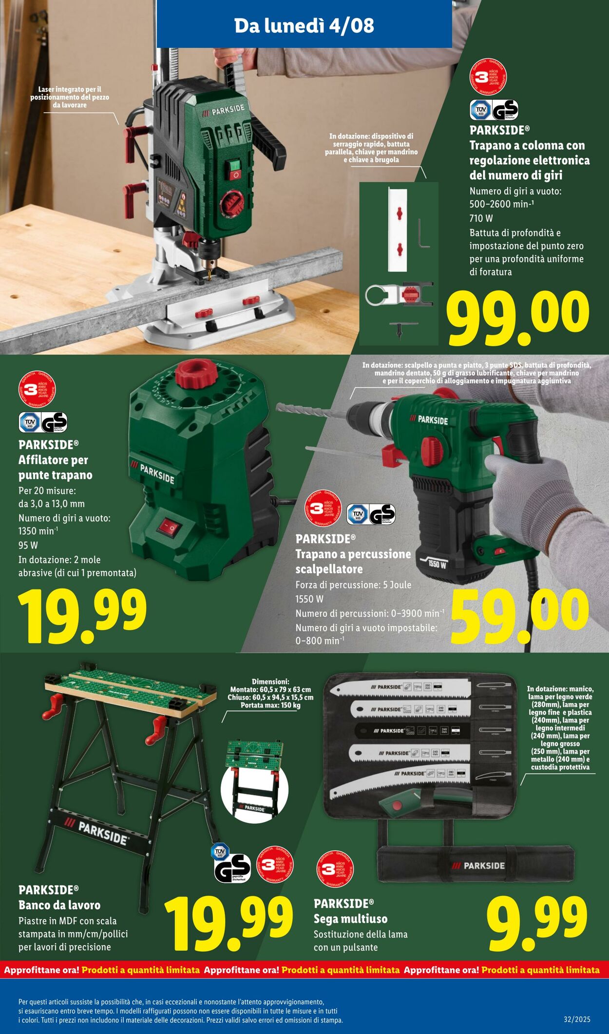 Volantino Lidl 04.08.2025 - 10.08.2025