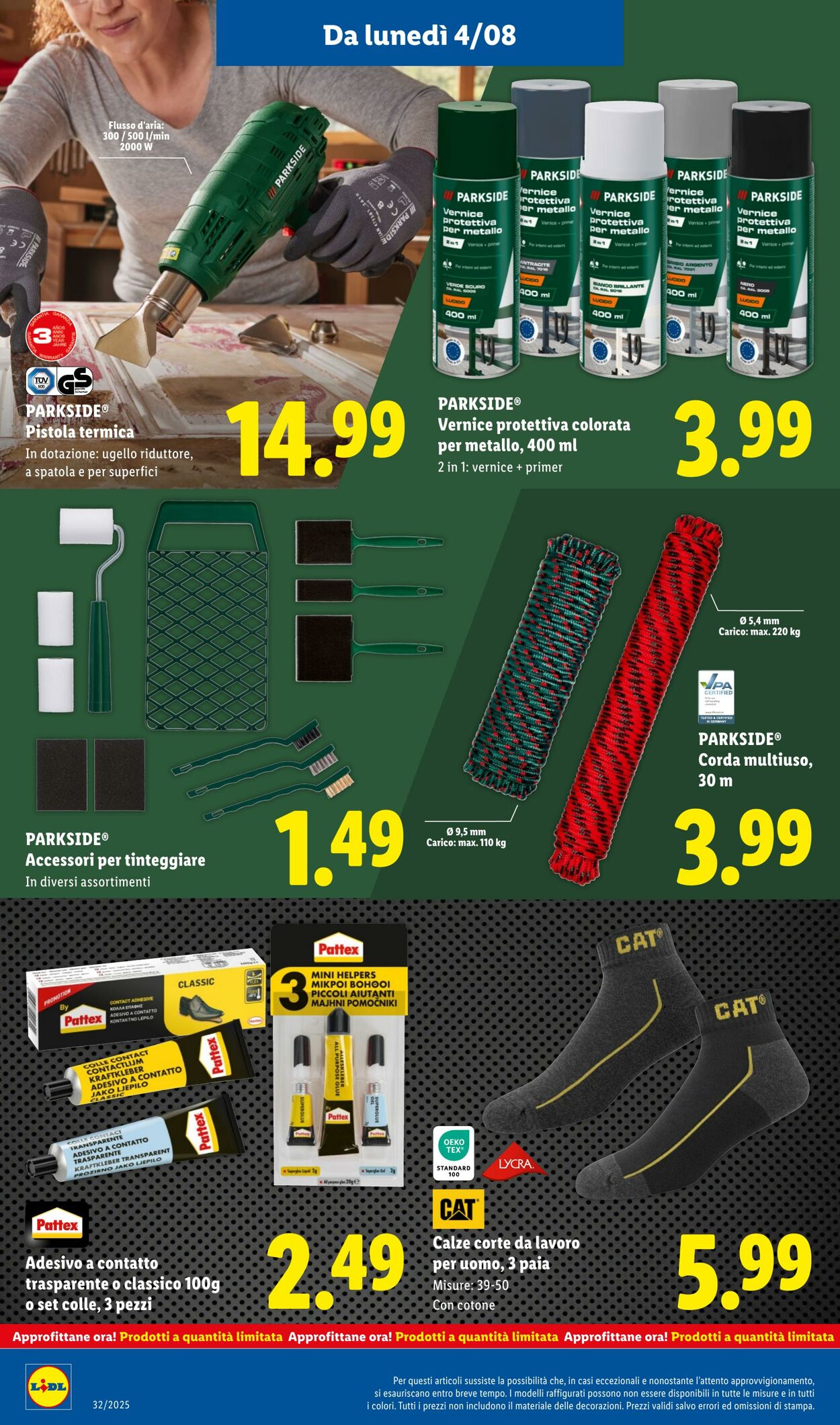 Volantino Lidl 04.08.2025 - 10.08.2025