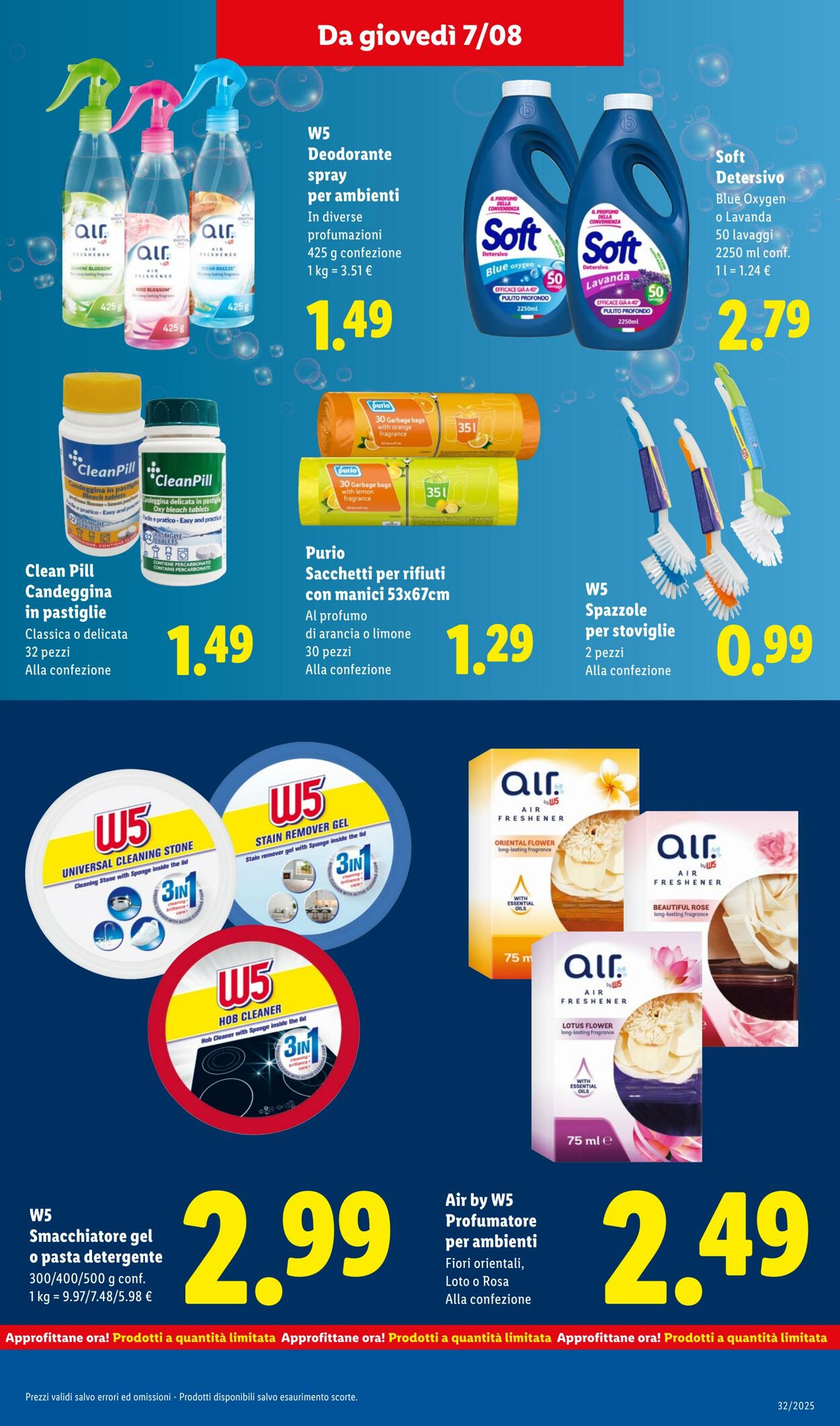 Volantino Lidl 04.08.2025 - 10.08.2025