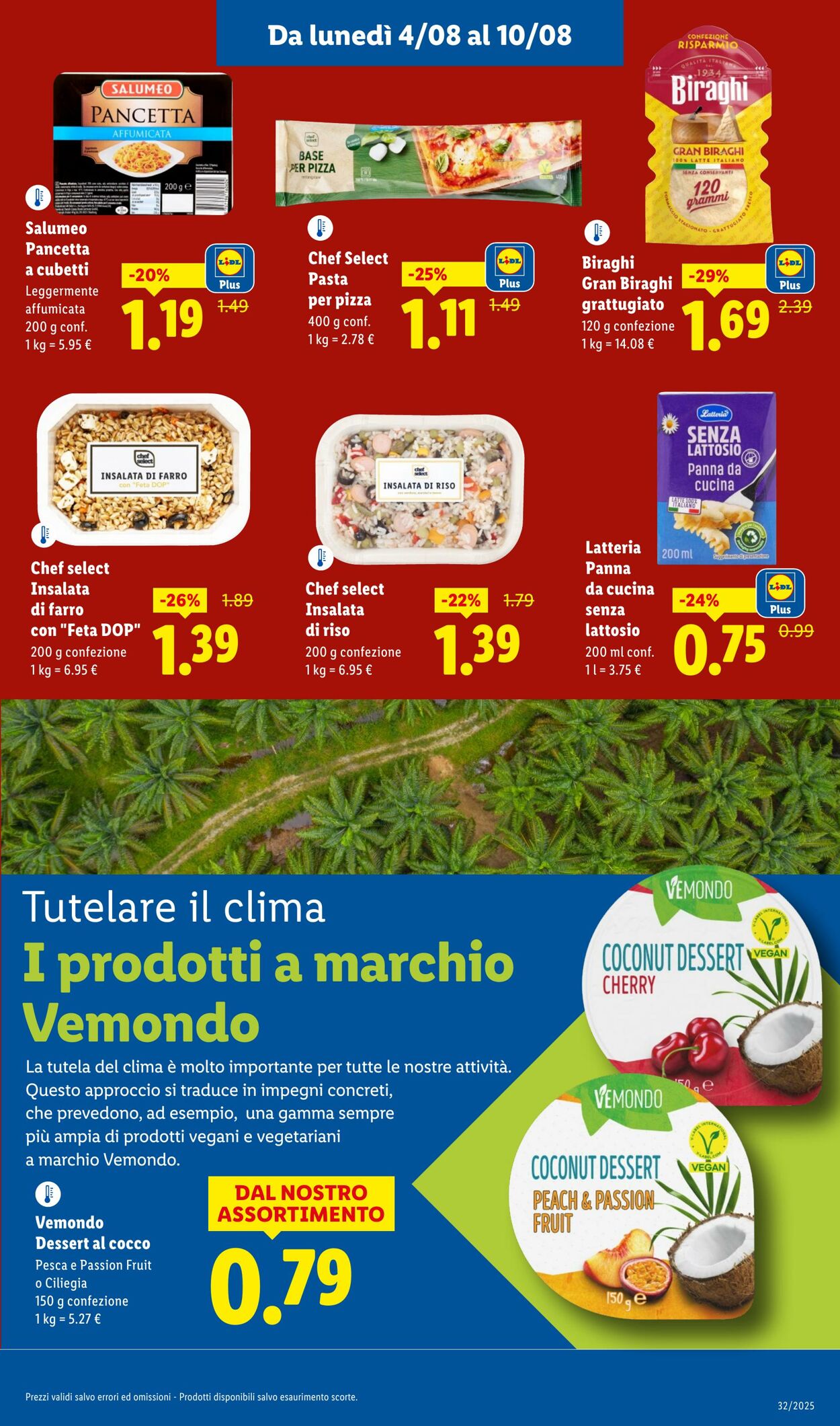 Volantino Lidl 04.08.2025 - 10.08.2025