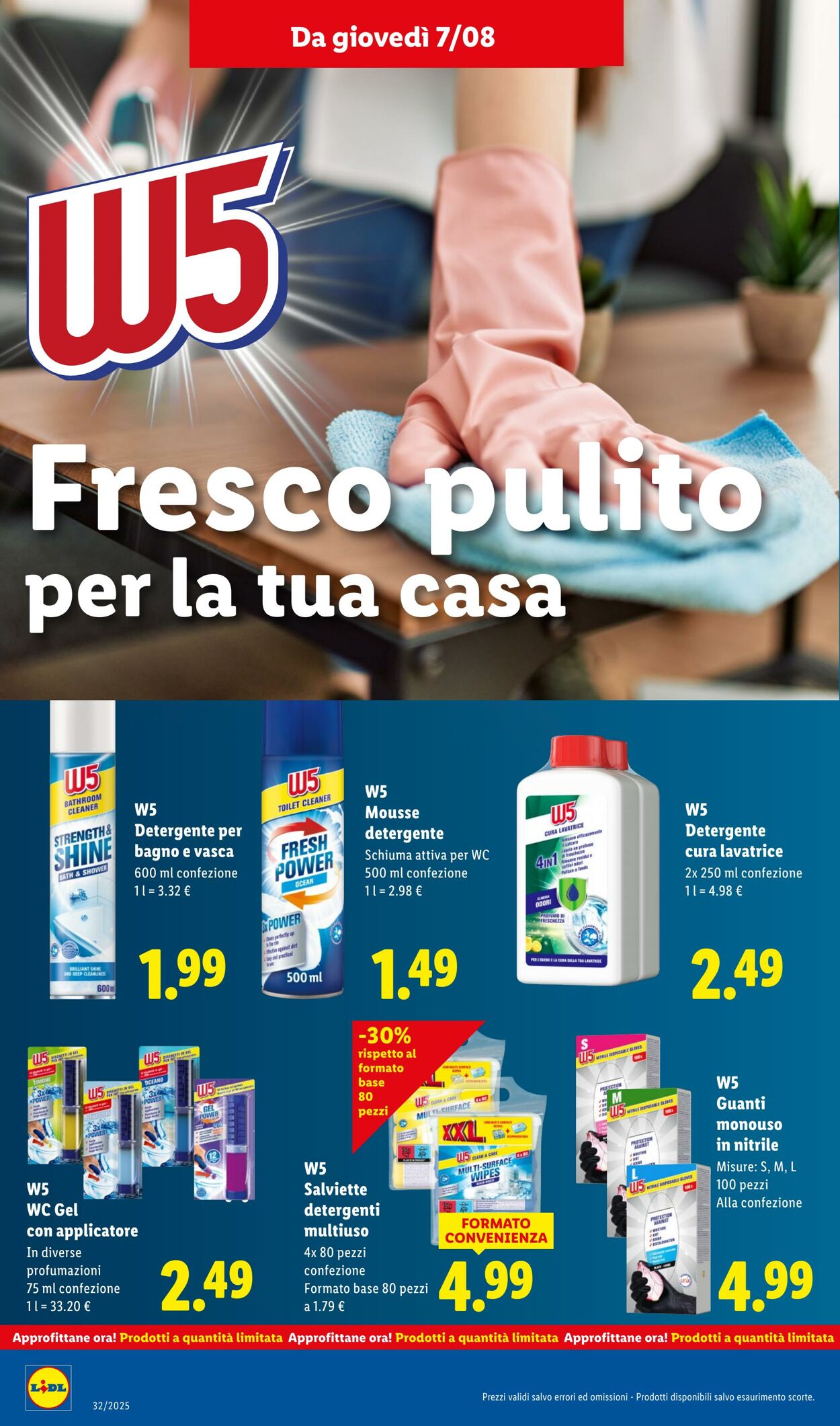 Volantino Lidl 04.08.2025 - 10.08.2025