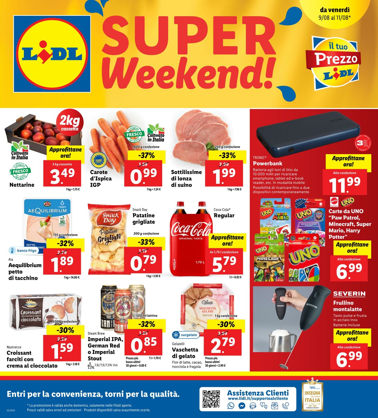 Volantino Lidl 05.08.2024 - 11.08.2024