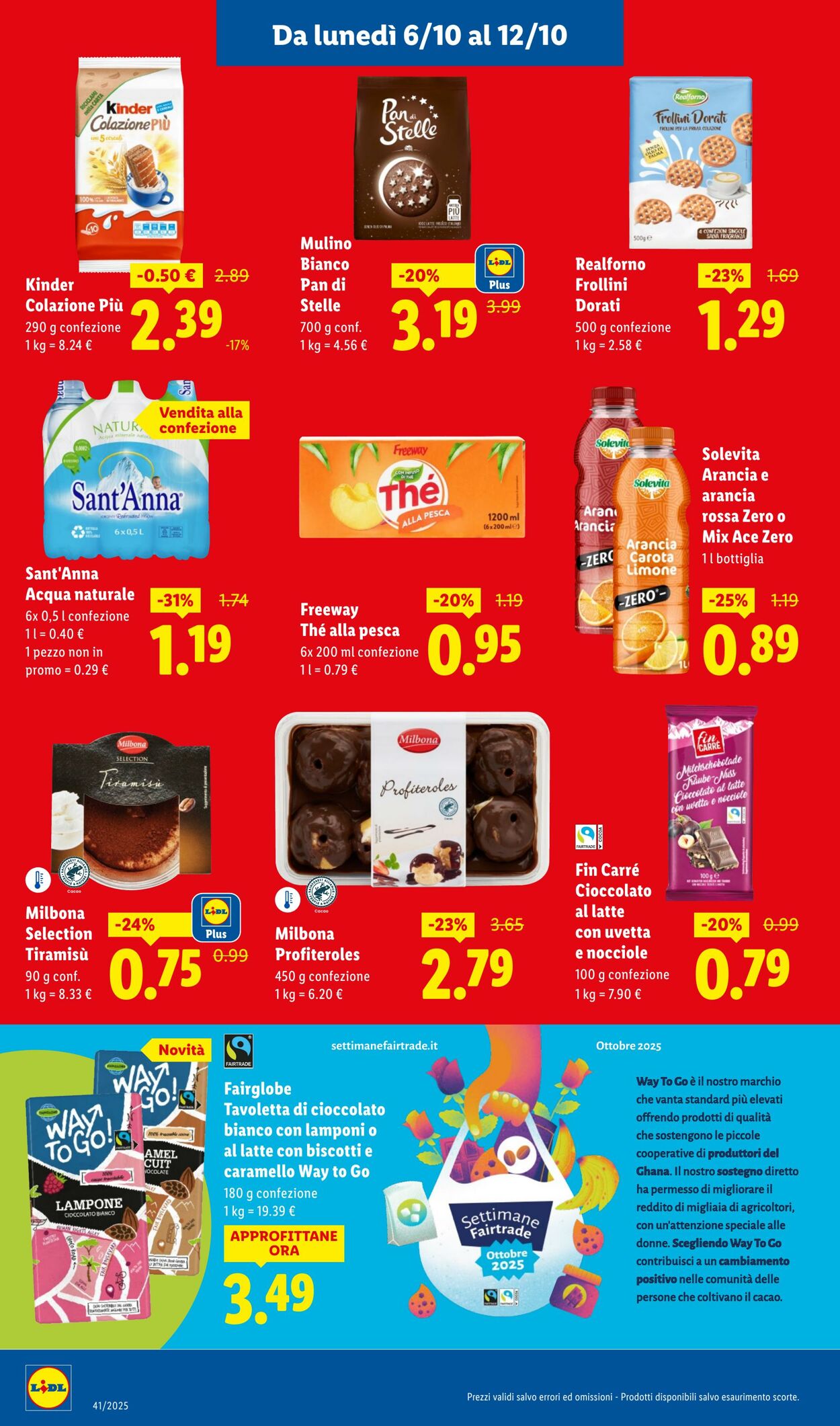 Volantino Lidl 06.10.2025 - 12.10.2025