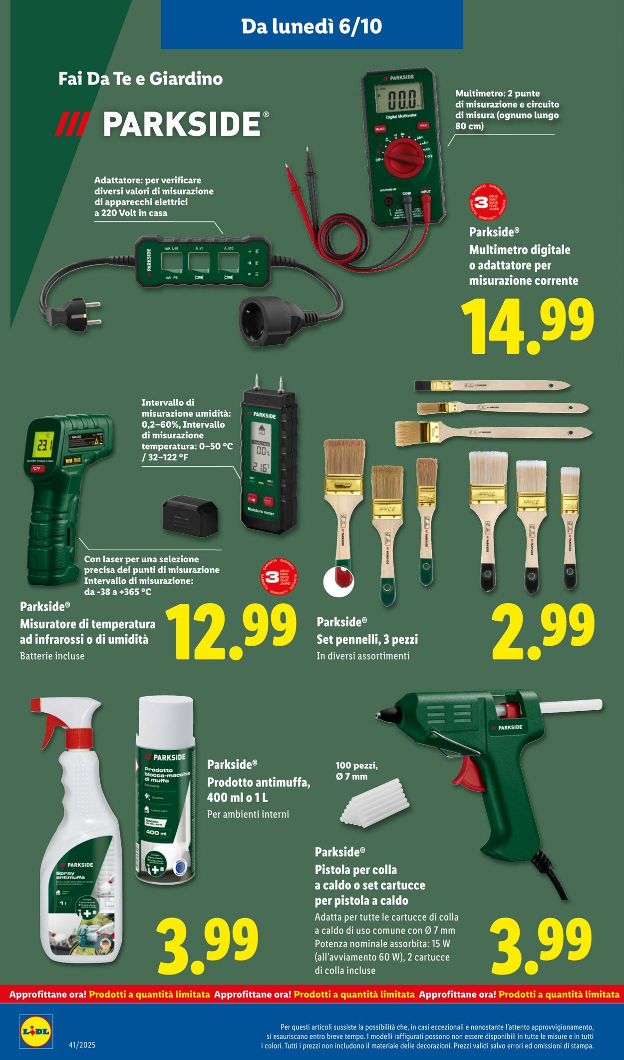 Volantino Lidl 06.10.2025 - 12.10.2025