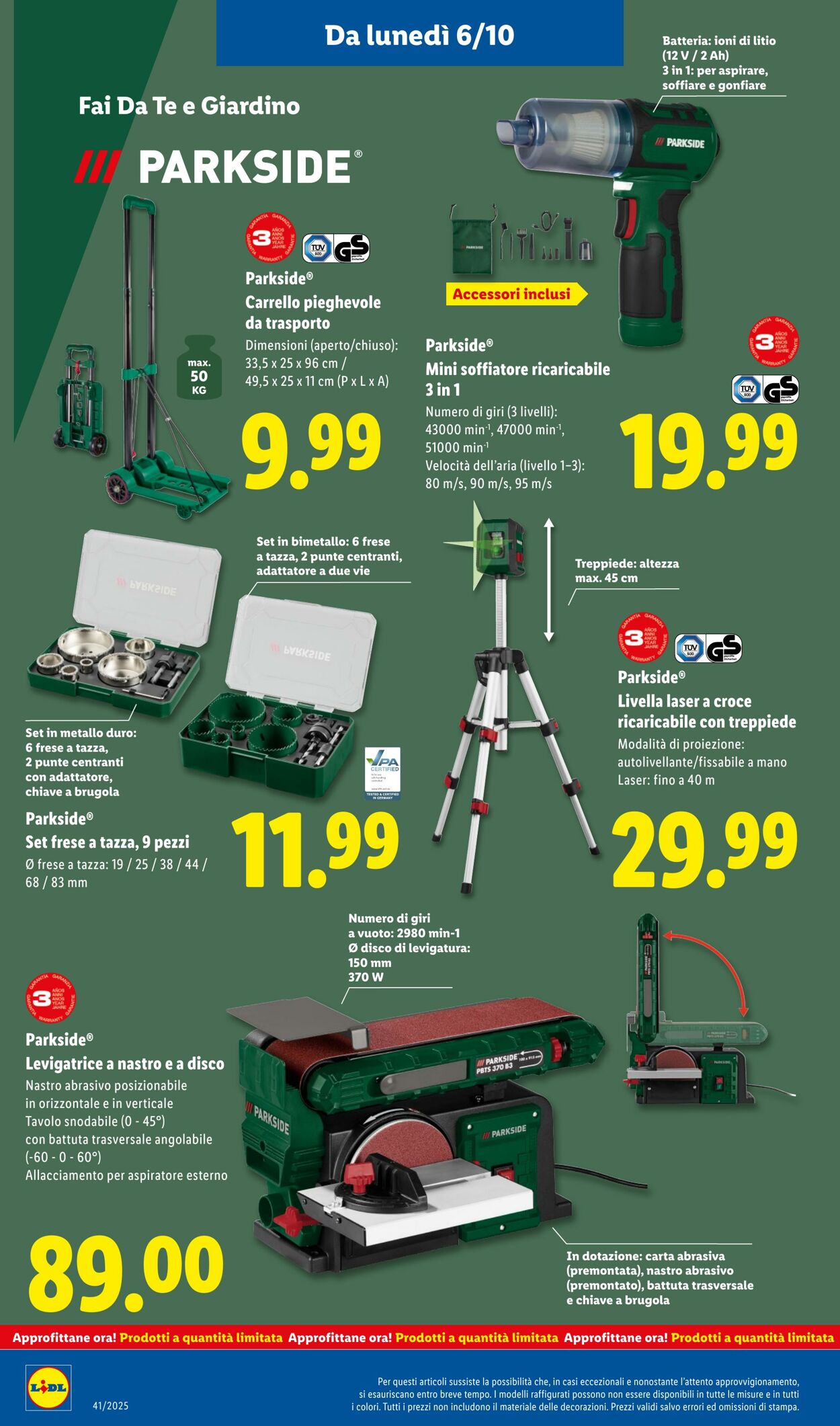 Volantino Lidl 06.10.2025 - 12.10.2025