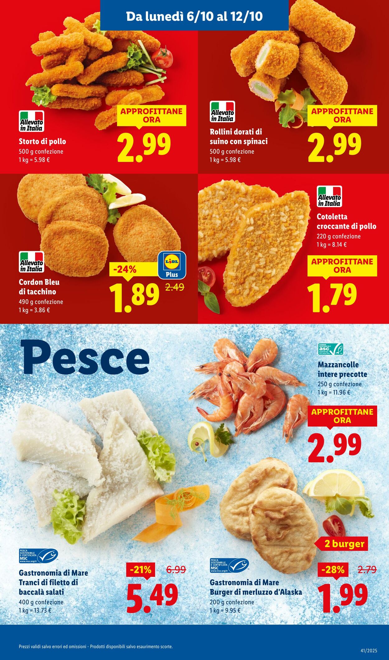Volantino Lidl 06.10.2025 - 12.10.2025