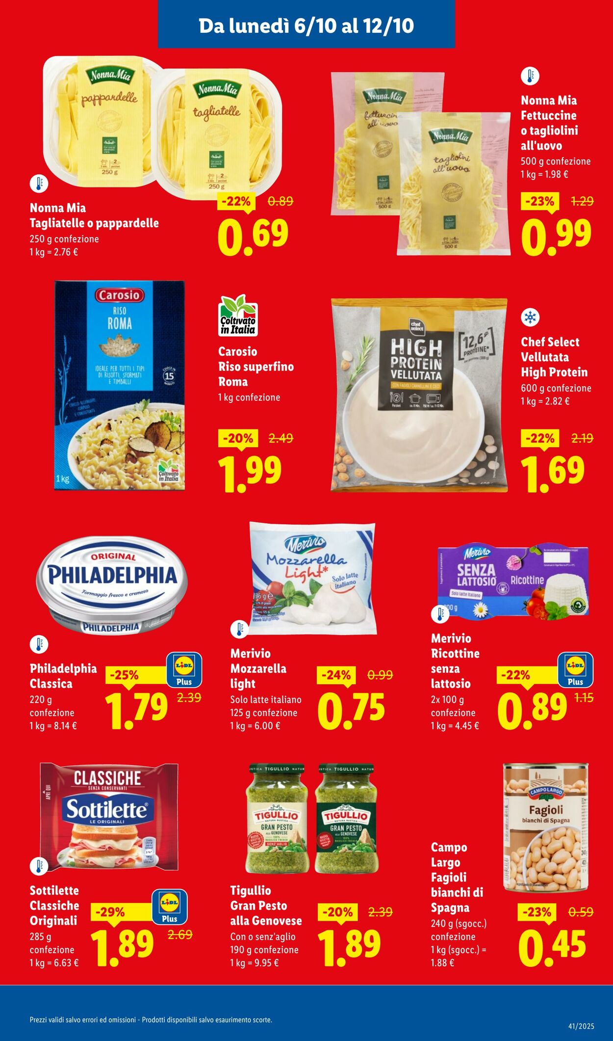 Volantino Lidl 06.10.2025 - 12.10.2025