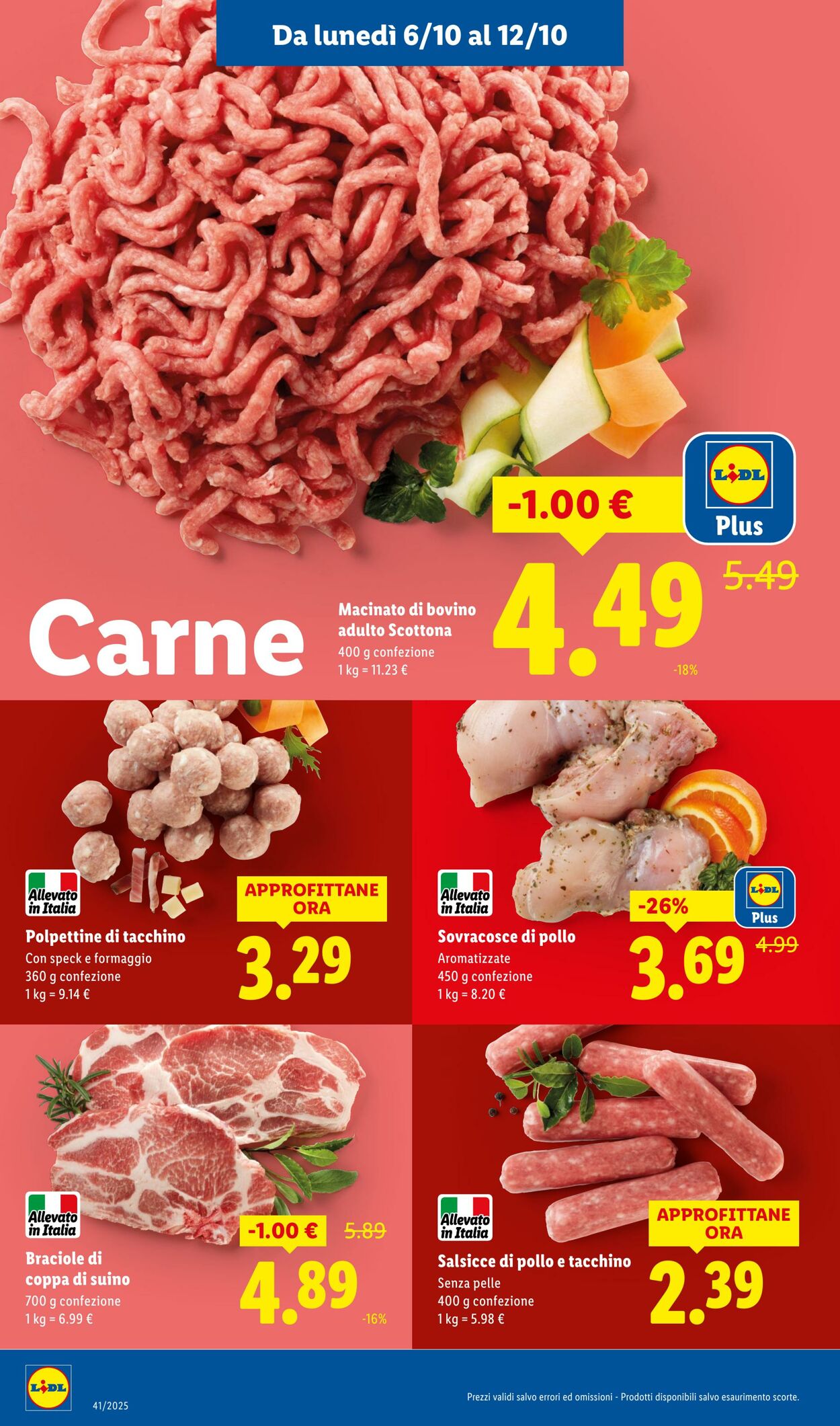 Volantino Lidl 06.10.2025 - 12.10.2025