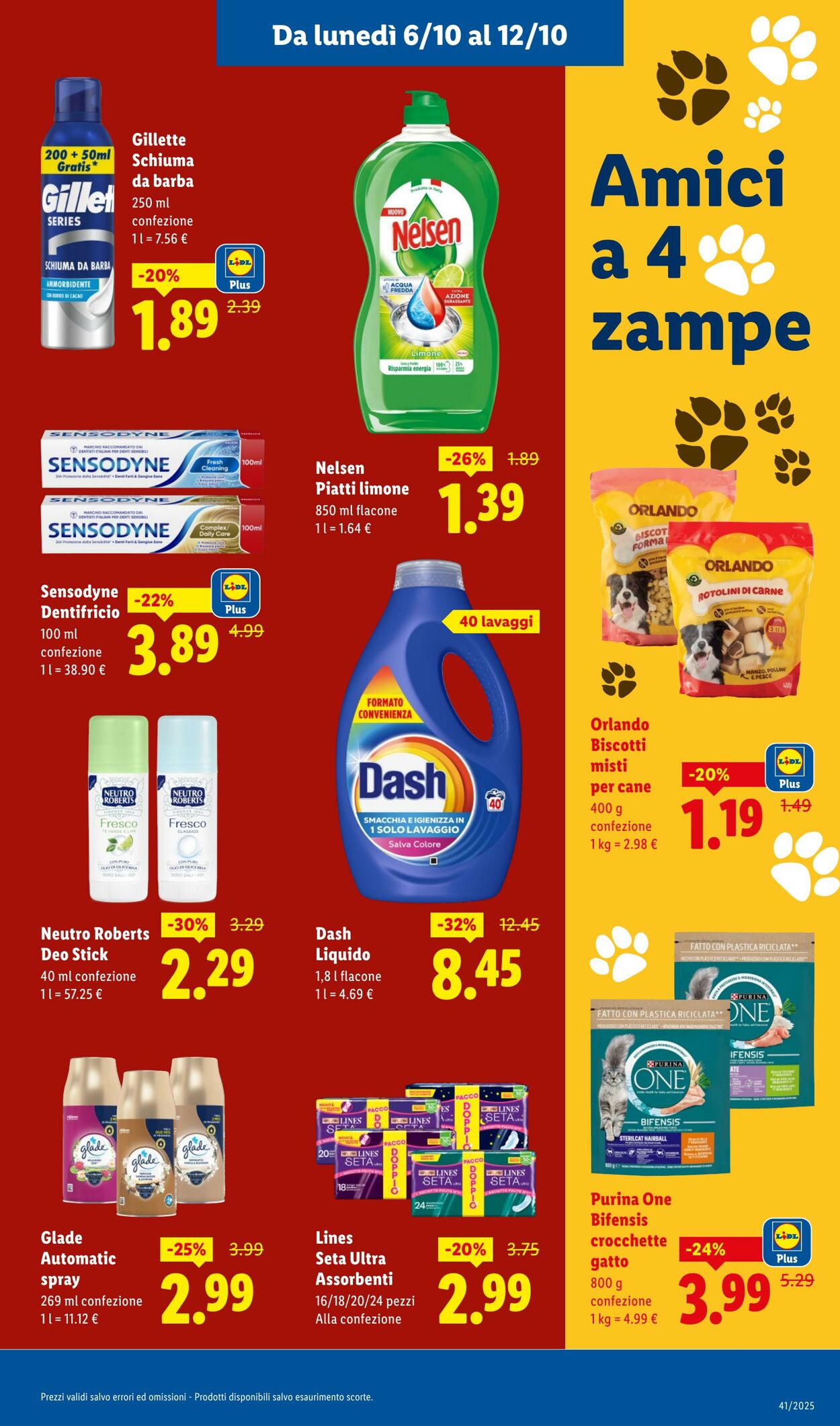 Volantino Lidl 06.10.2025 - 12.10.2025