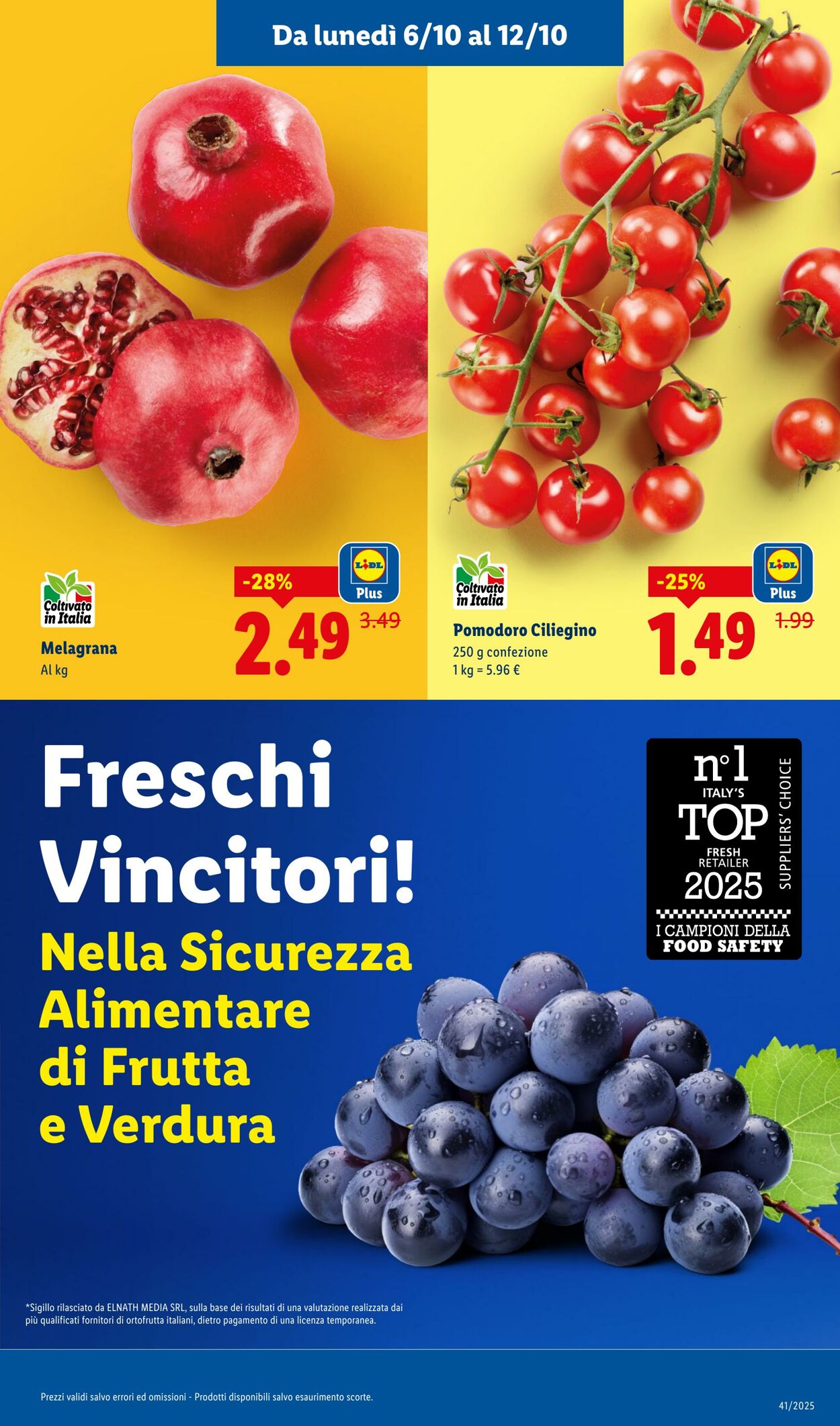 Volantino Lidl 06.10.2025 - 12.10.2025