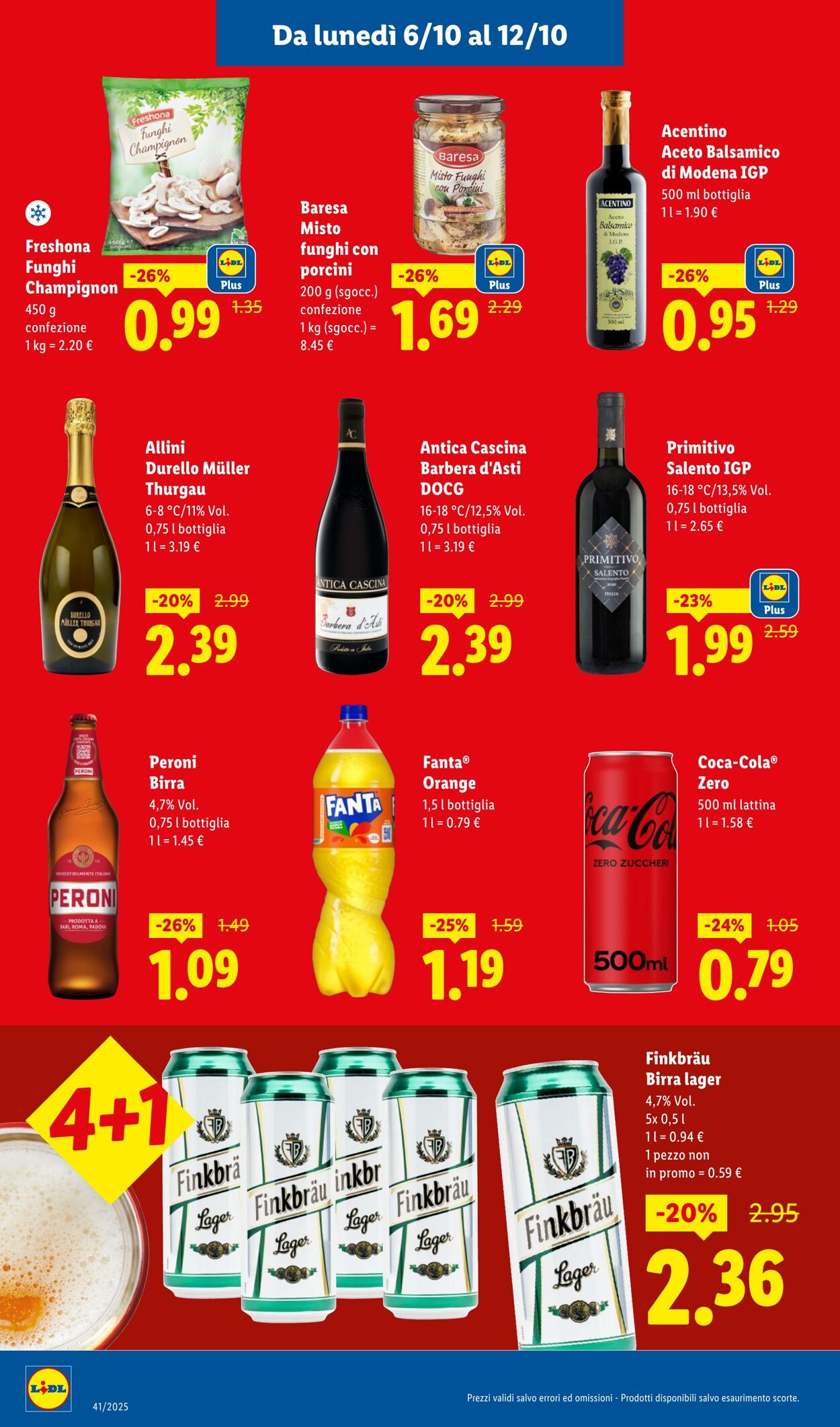 Volantino Lidl 06.10.2025 - 12.10.2025