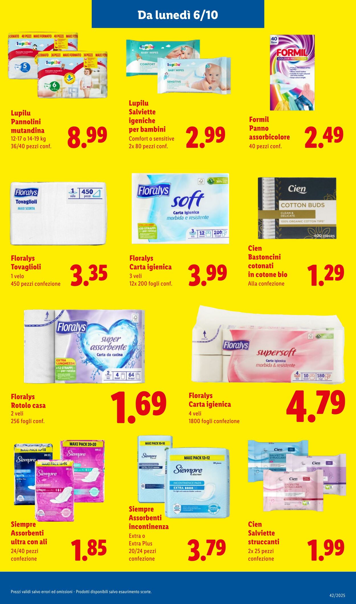 Volantino Lidl 06.10.2025 - 12.10.2025