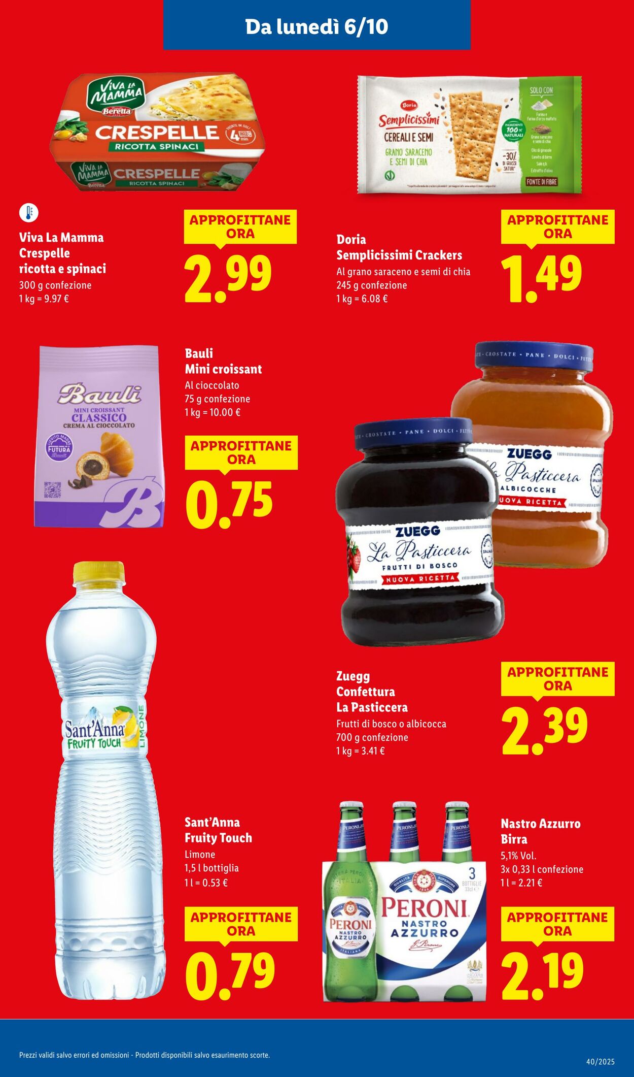 Volantino Lidl 06.10.2025 - 12.10.2025