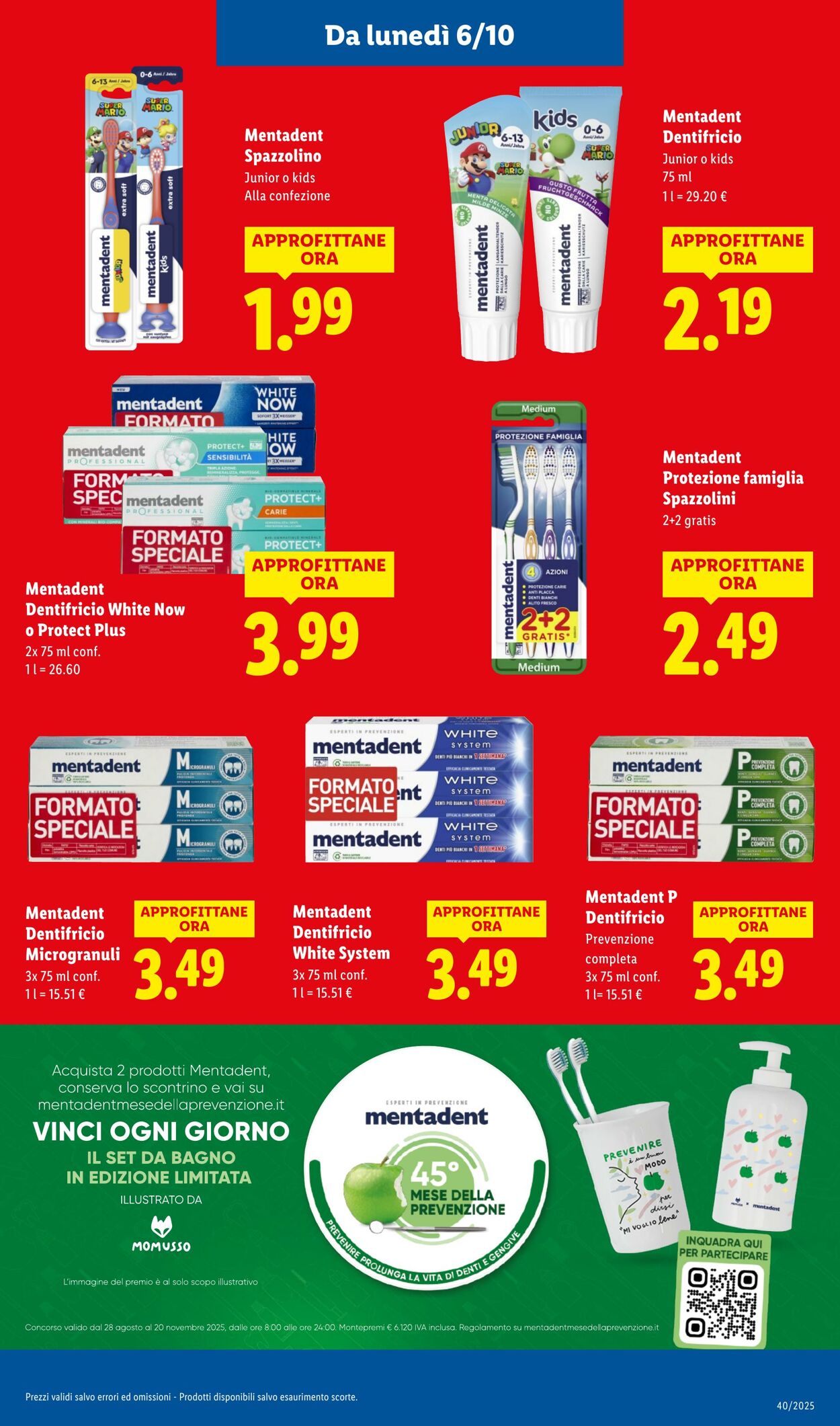 Volantino Lidl 06.10.2025 - 12.10.2025