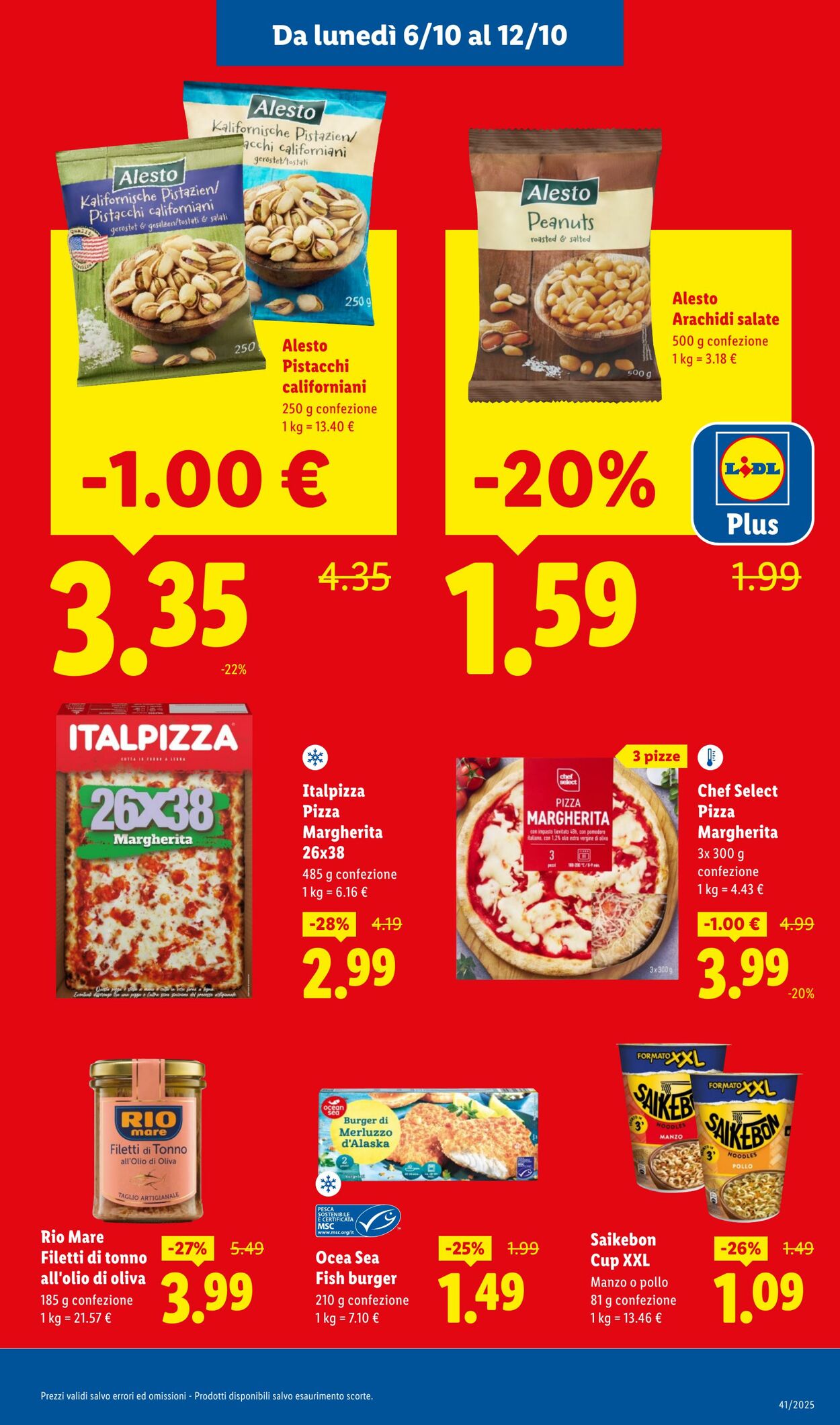 Volantino Lidl 06.10.2025 - 12.10.2025