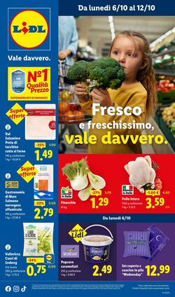 Volantino Lidl 06.10.2025 - 12.10.2025