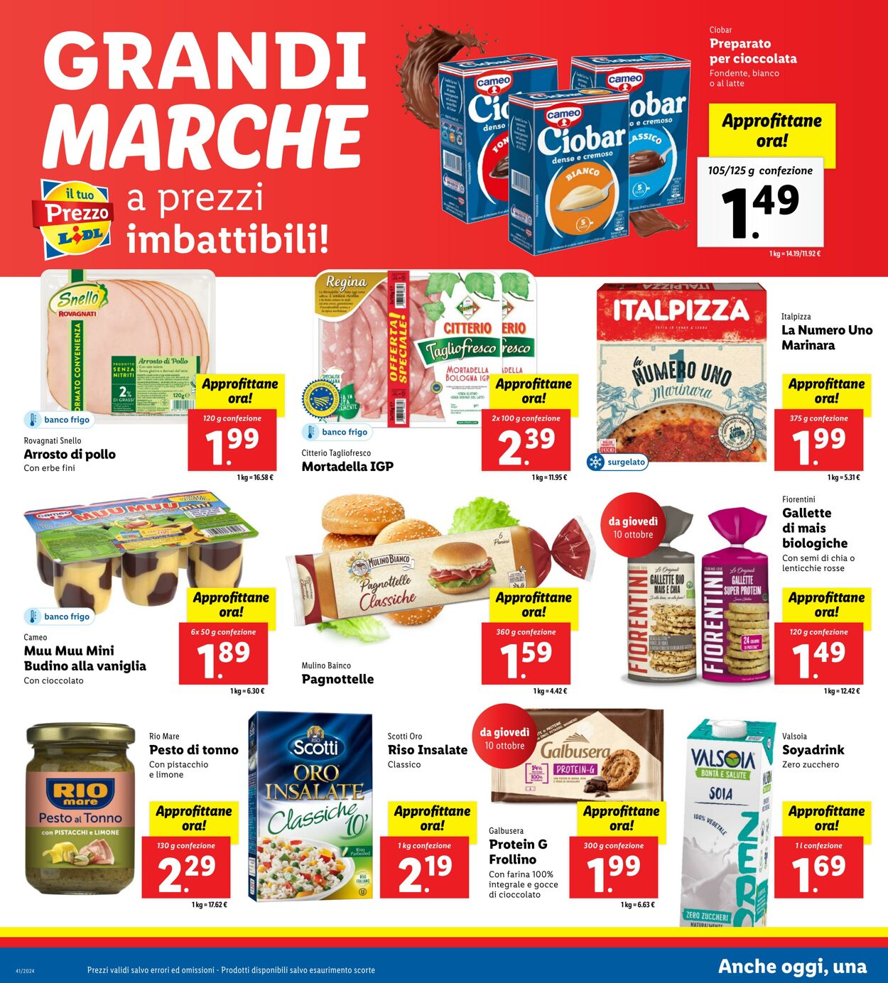 Volantino Lidl 07.10.2024 - 13.10.2024