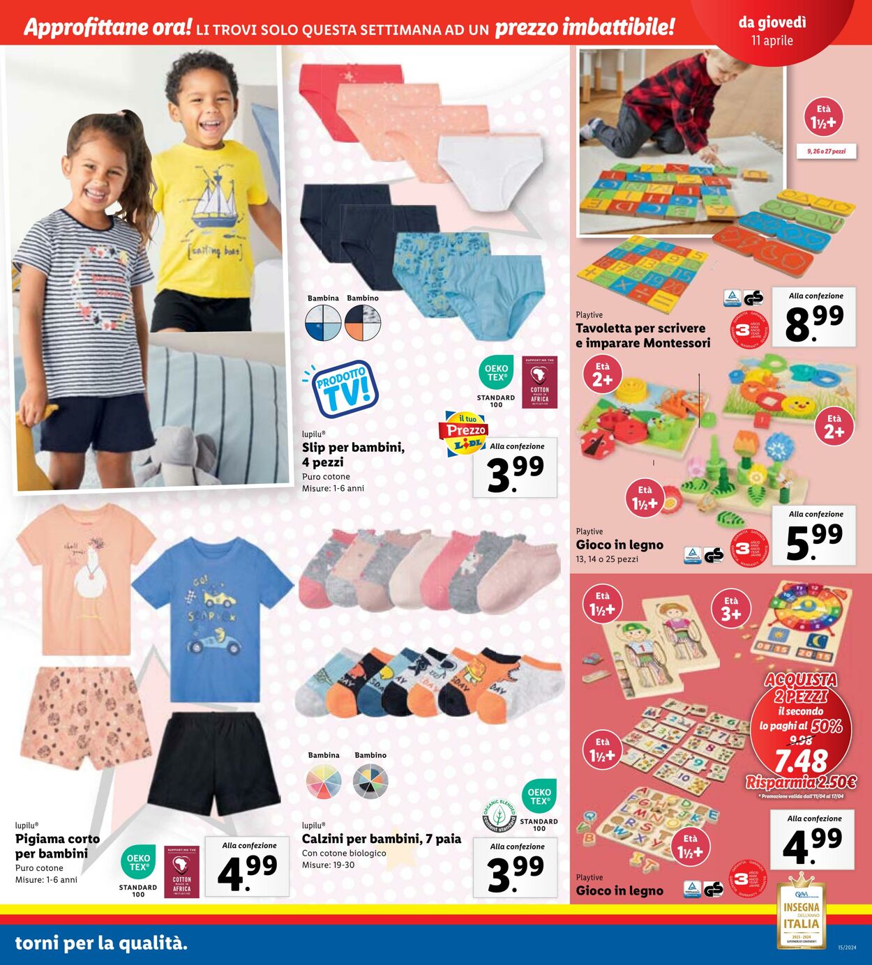 Volantino Lidl 08.04.2024 - 14.04.2024