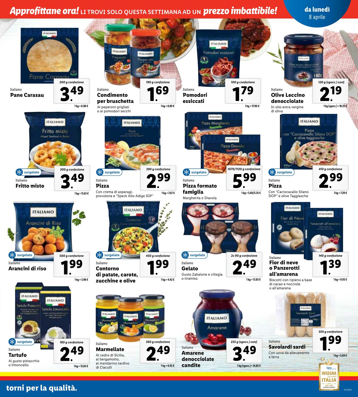 Volantino Lidl 08.04.2024 - 14.04.2024