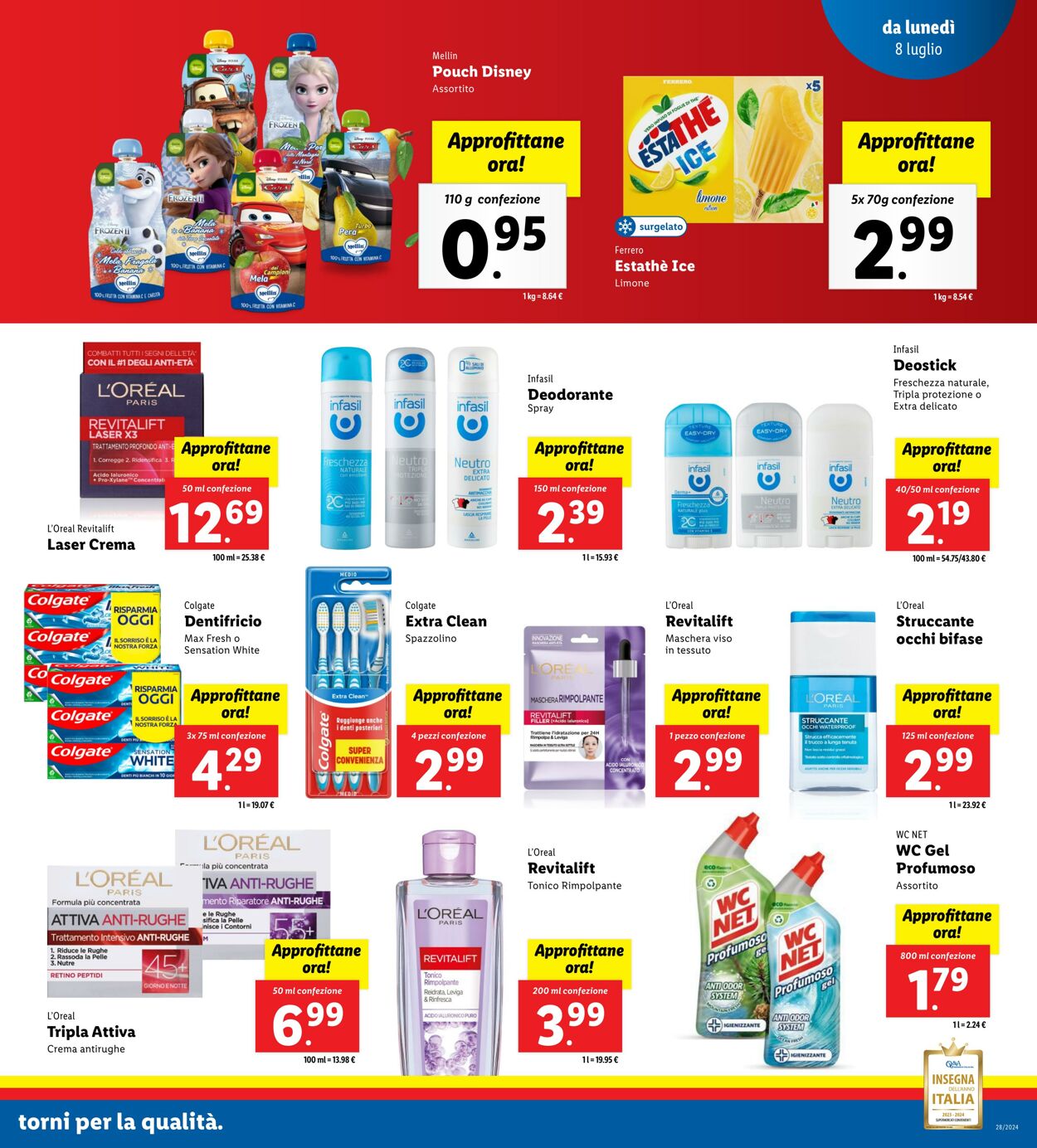 Volantino Lidl 08.07.2024 - 14.07.2024