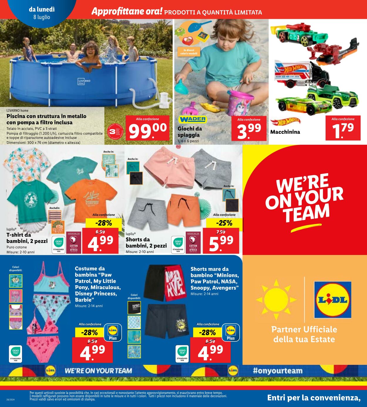 Volantino Lidl 08.07.2024 - 14.07.2024