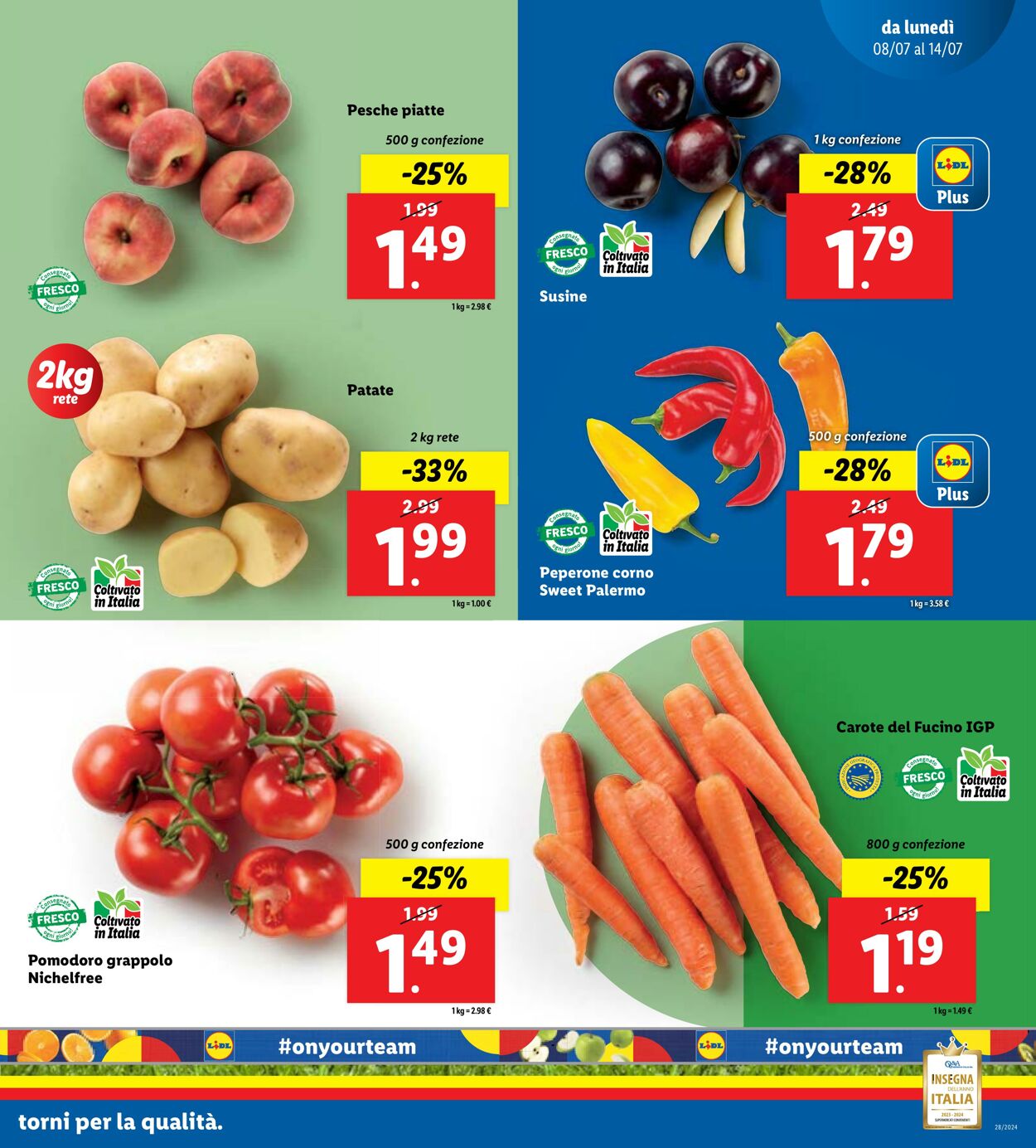 Volantino Lidl 08.07.2024 - 14.07.2024