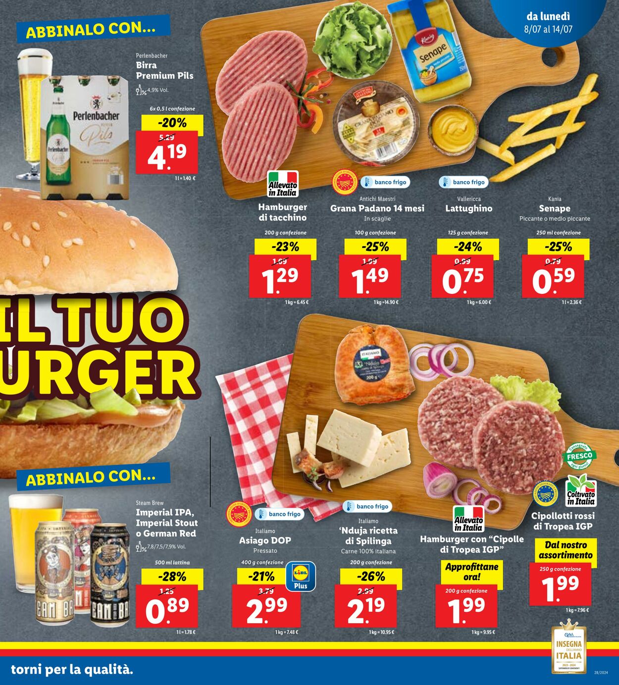 Volantino Lidl 08.07.2024 - 14.07.2024