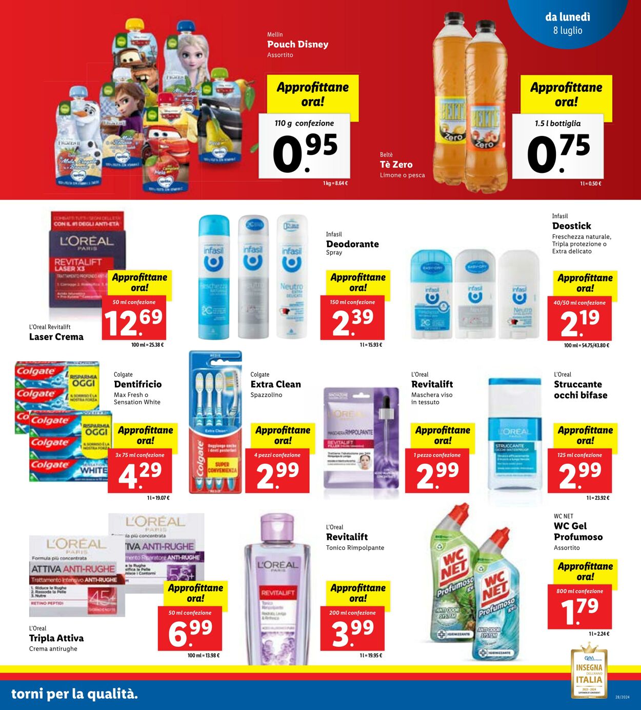 Volantino Lidl 08.07.2024 - 14.07.2024