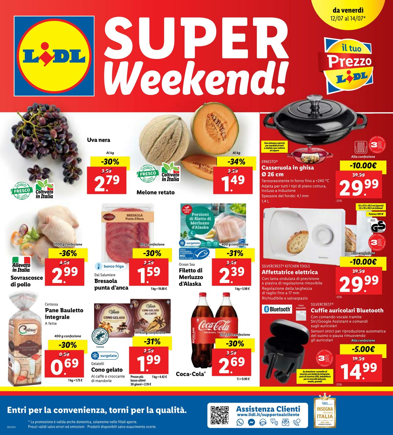 Volantino Lidl 08.07.2024 - 14.07.2024