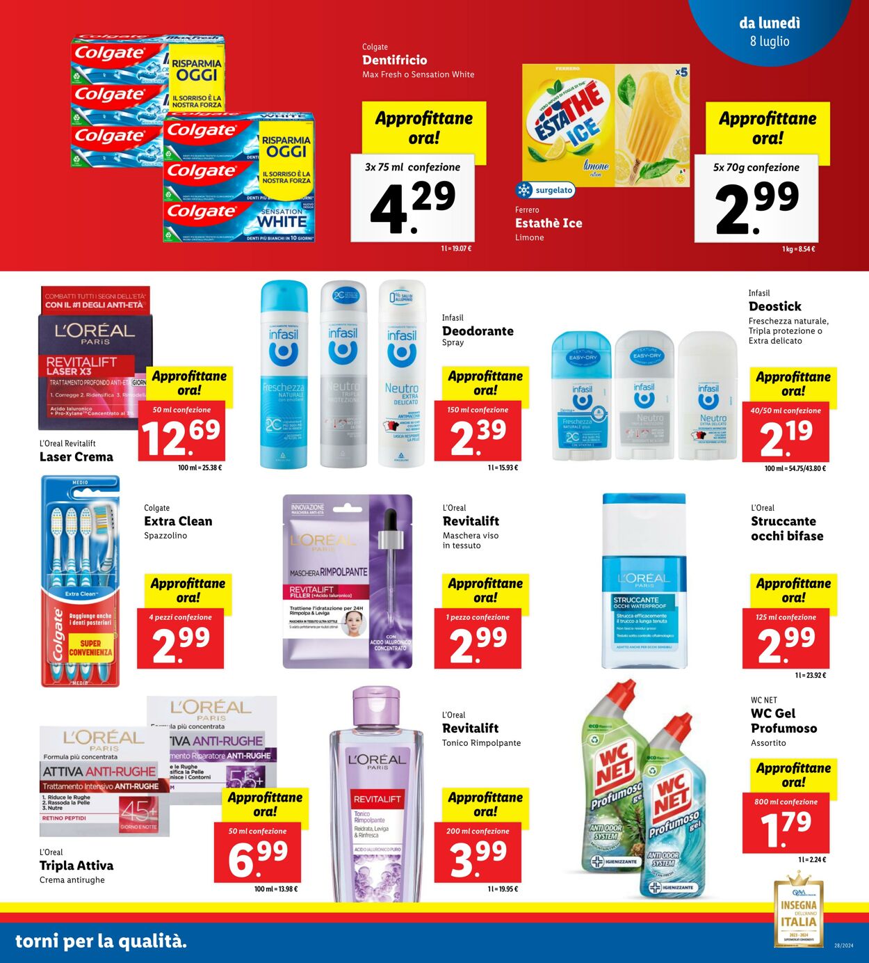 Volantino Lidl 08.07.2024 - 14.07.2024