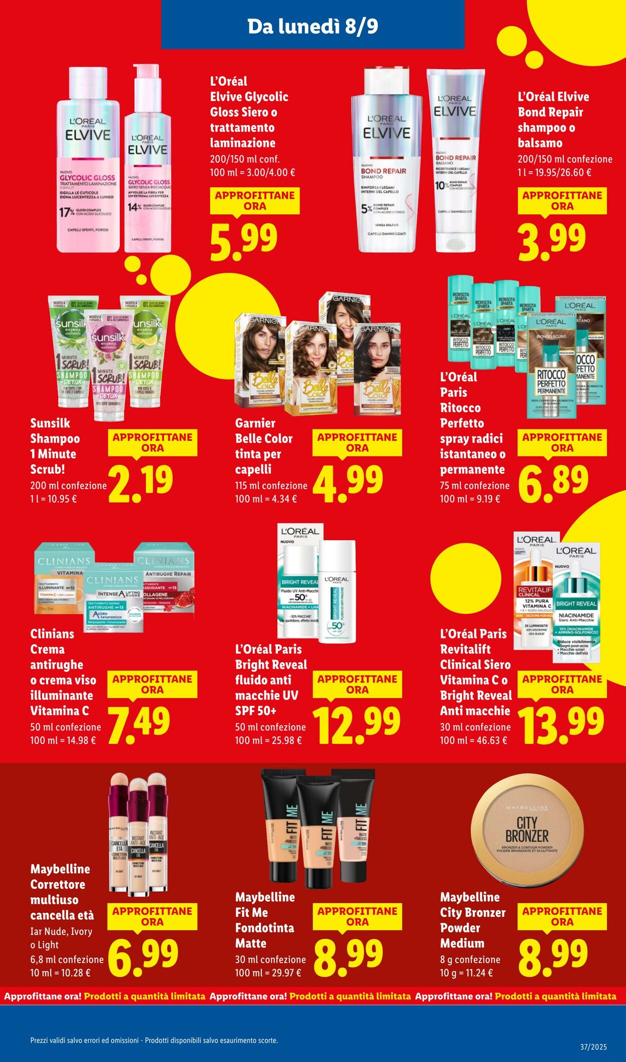 Volantino Lidl 08.09.2025 - 14.09.2025