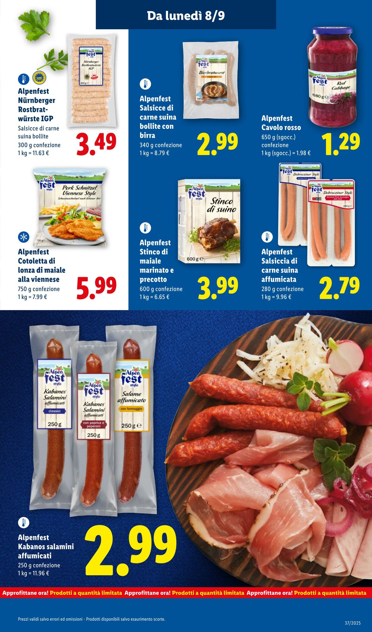 Volantino Lidl 08.09.2025 - 14.09.2025