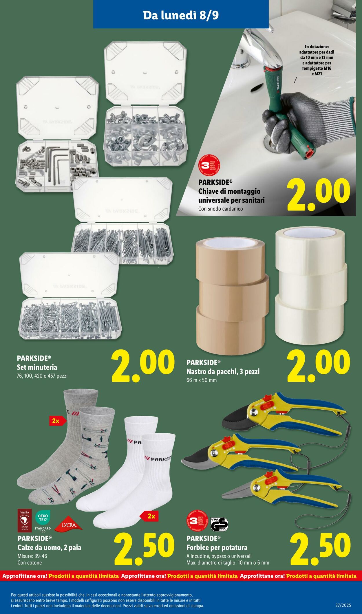 Volantino Lidl 08.09.2025 - 14.09.2025