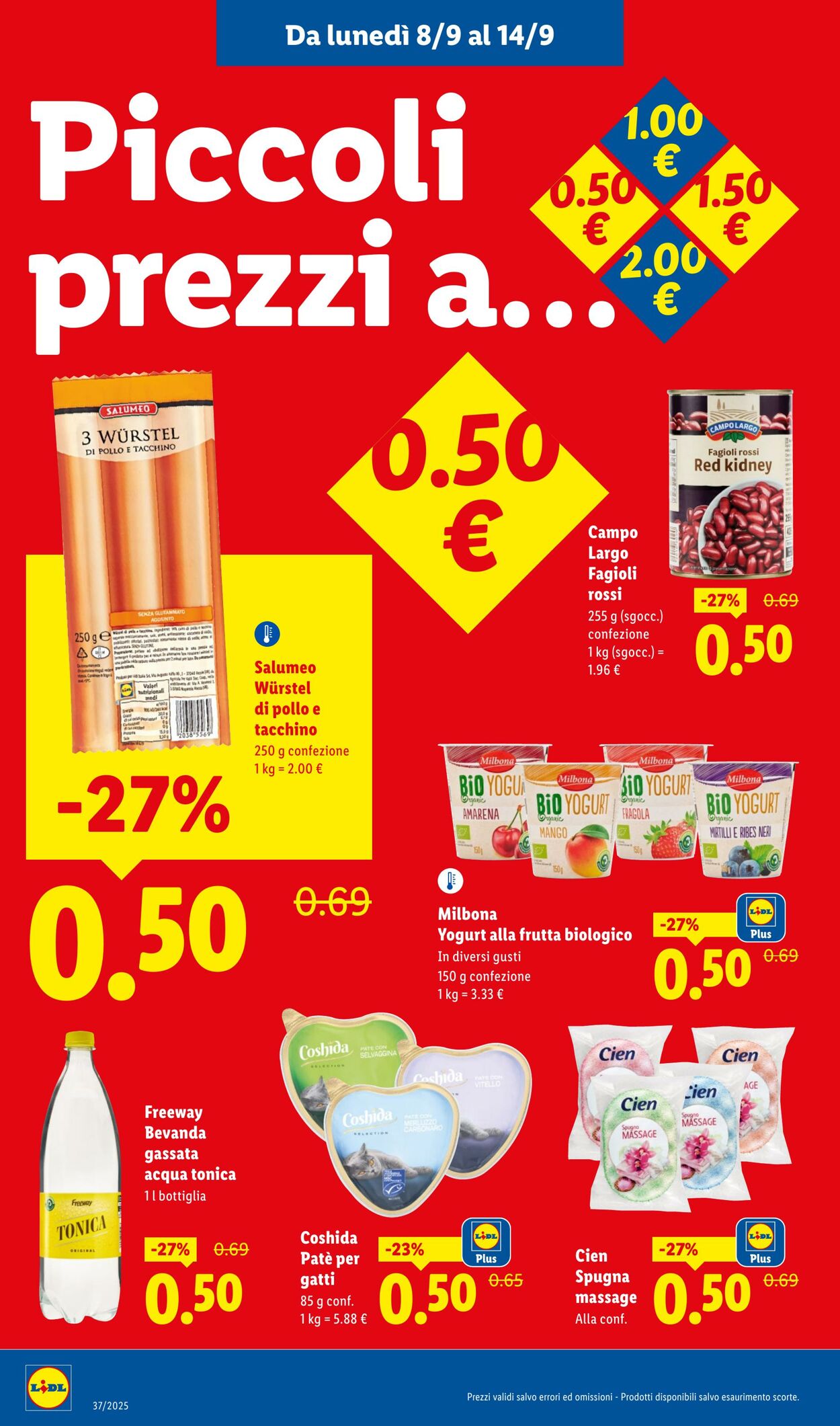 Volantino Lidl 08.09.2025 - 14.09.2025