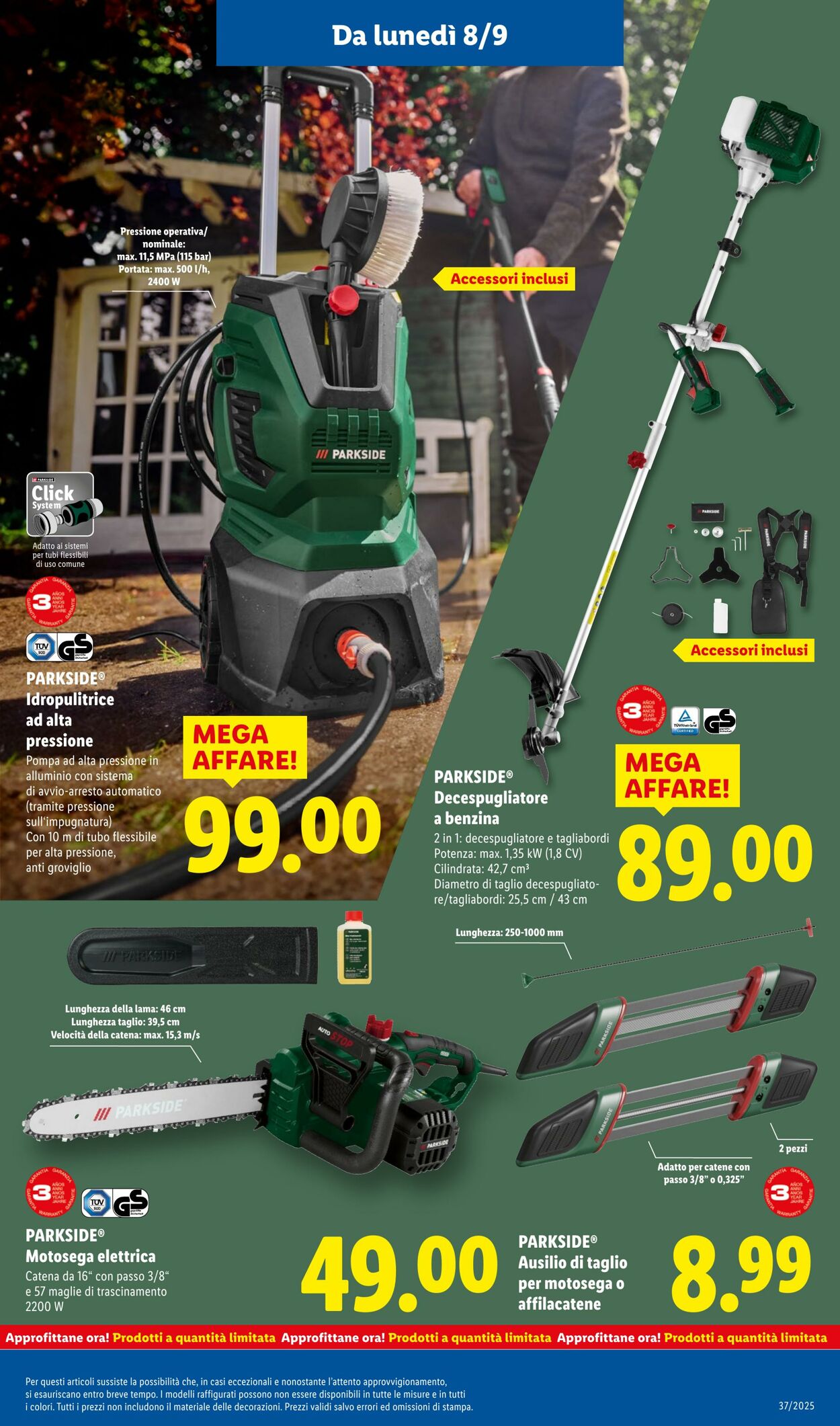 Volantino Lidl 08.09.2025 - 14.09.2025