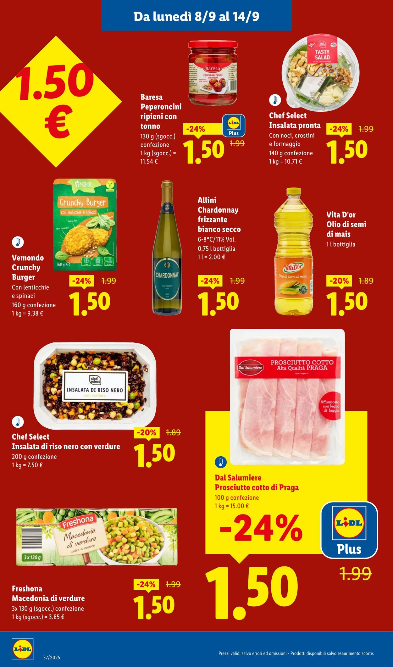 Volantino Lidl 08.09.2025 - 14.09.2025