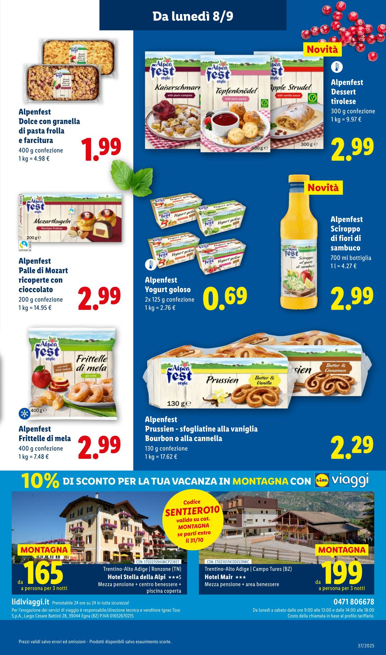 Volantino Lidl 08.09.2025 - 14.09.2025