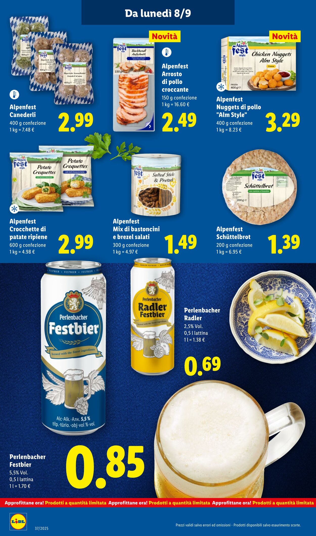 Volantino Lidl 08.09.2025 - 14.09.2025