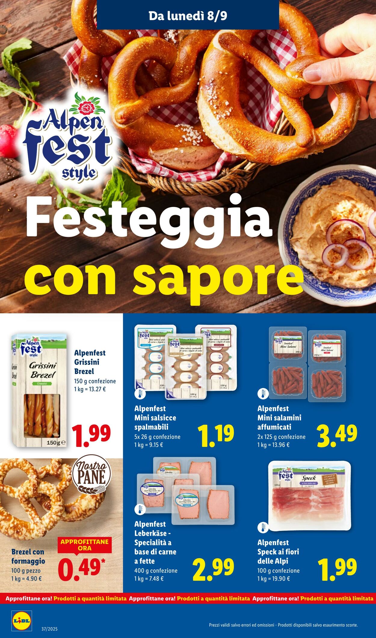 Volantino Lidl 08.09.2025 - 14.09.2025