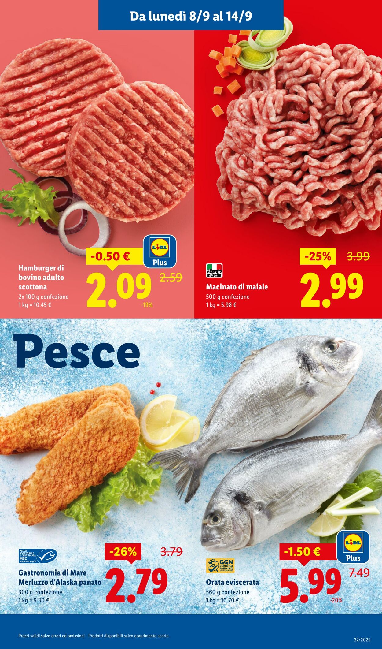 Volantino Lidl 08.09.2025 - 14.09.2025