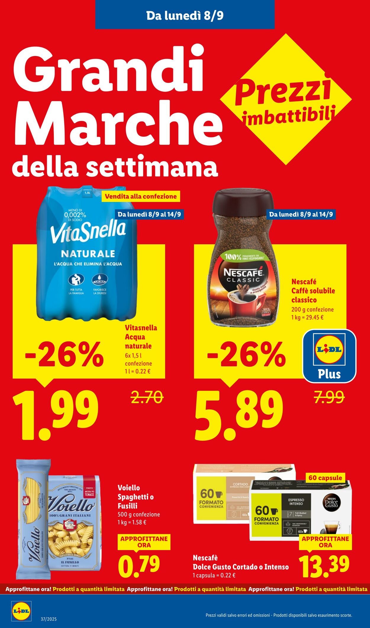 Volantino Lidl 08.09.2025 - 14.09.2025