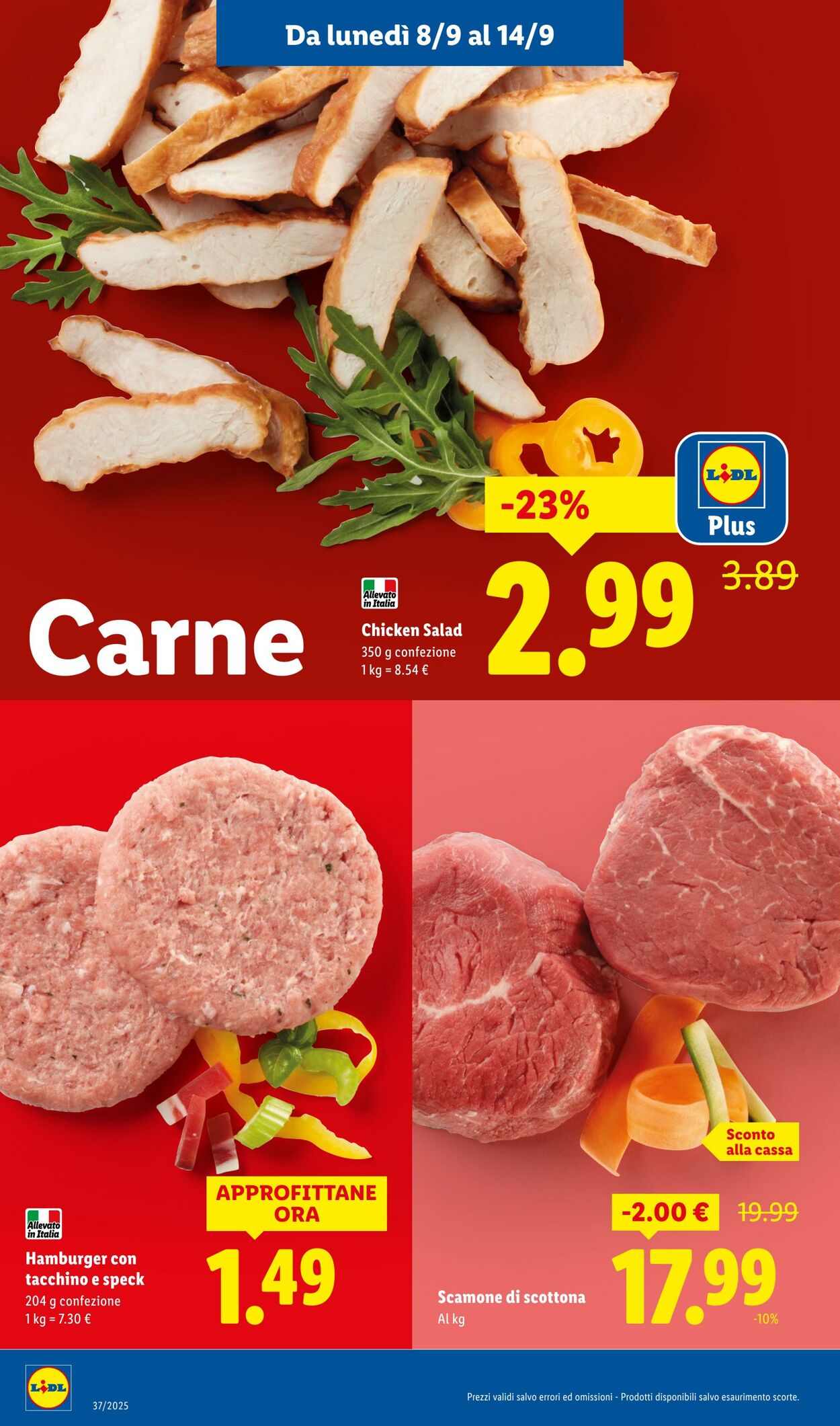 Volantino Lidl 08.09.2025 - 14.09.2025